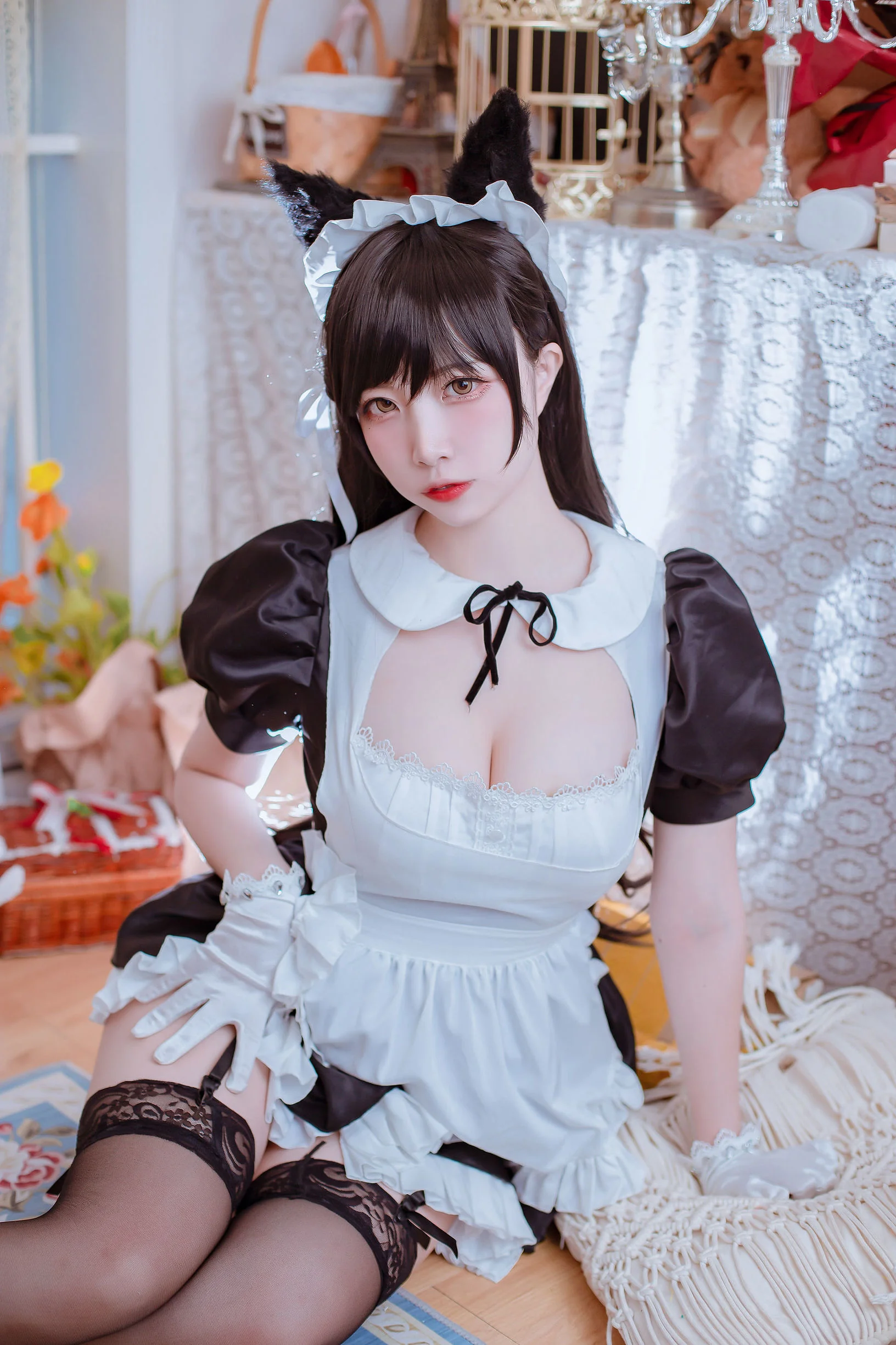 [Cosplay写真] 人气Coser二佐Nisa - 犬之眷之碧蓝爱宕 女仆  第10张-《94零社区》