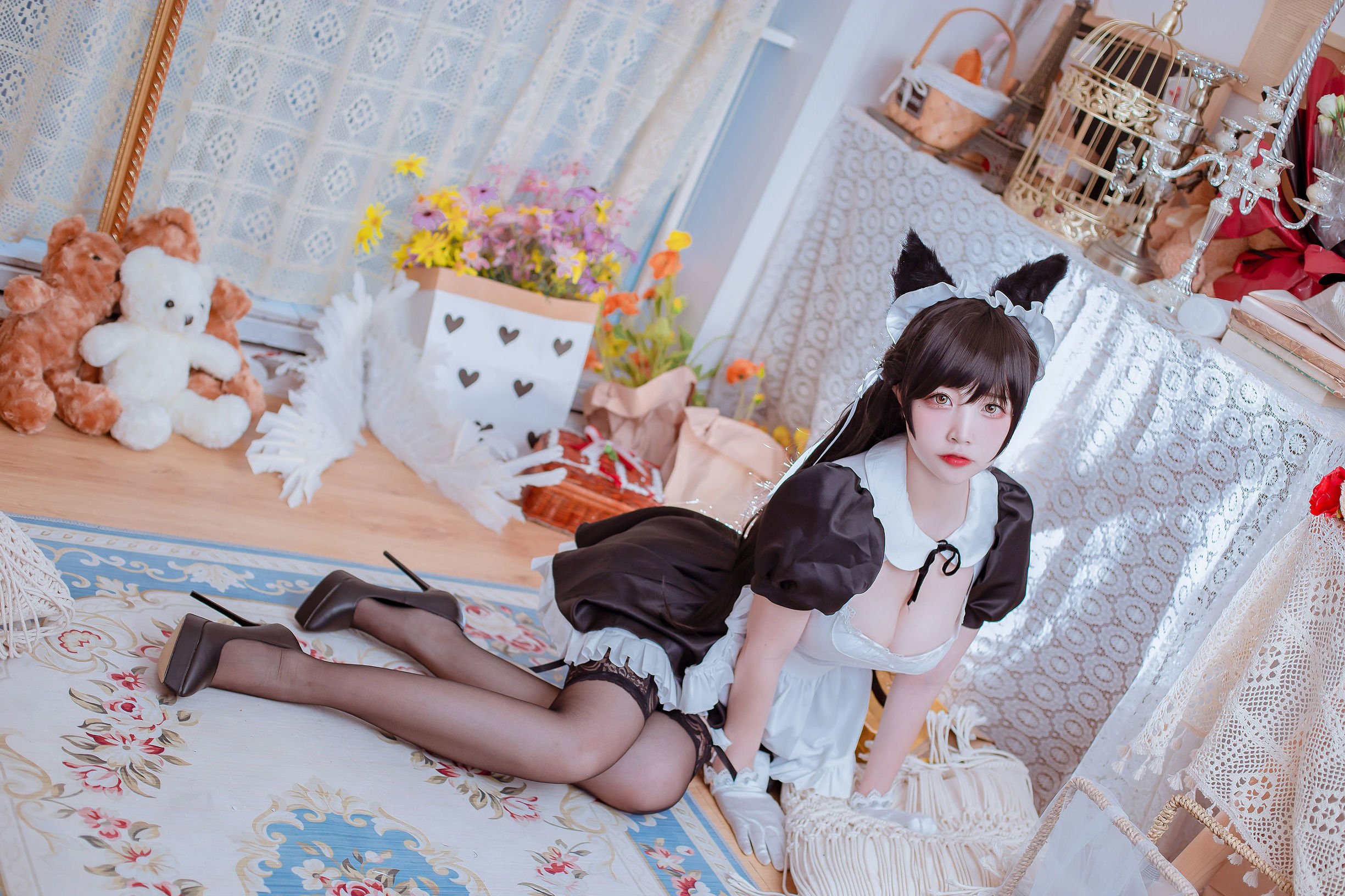 [Cosplay写真] 人气Coser二佐Nisa - 犬之眷之碧蓝爱宕 女仆  第11张-《94零社区》