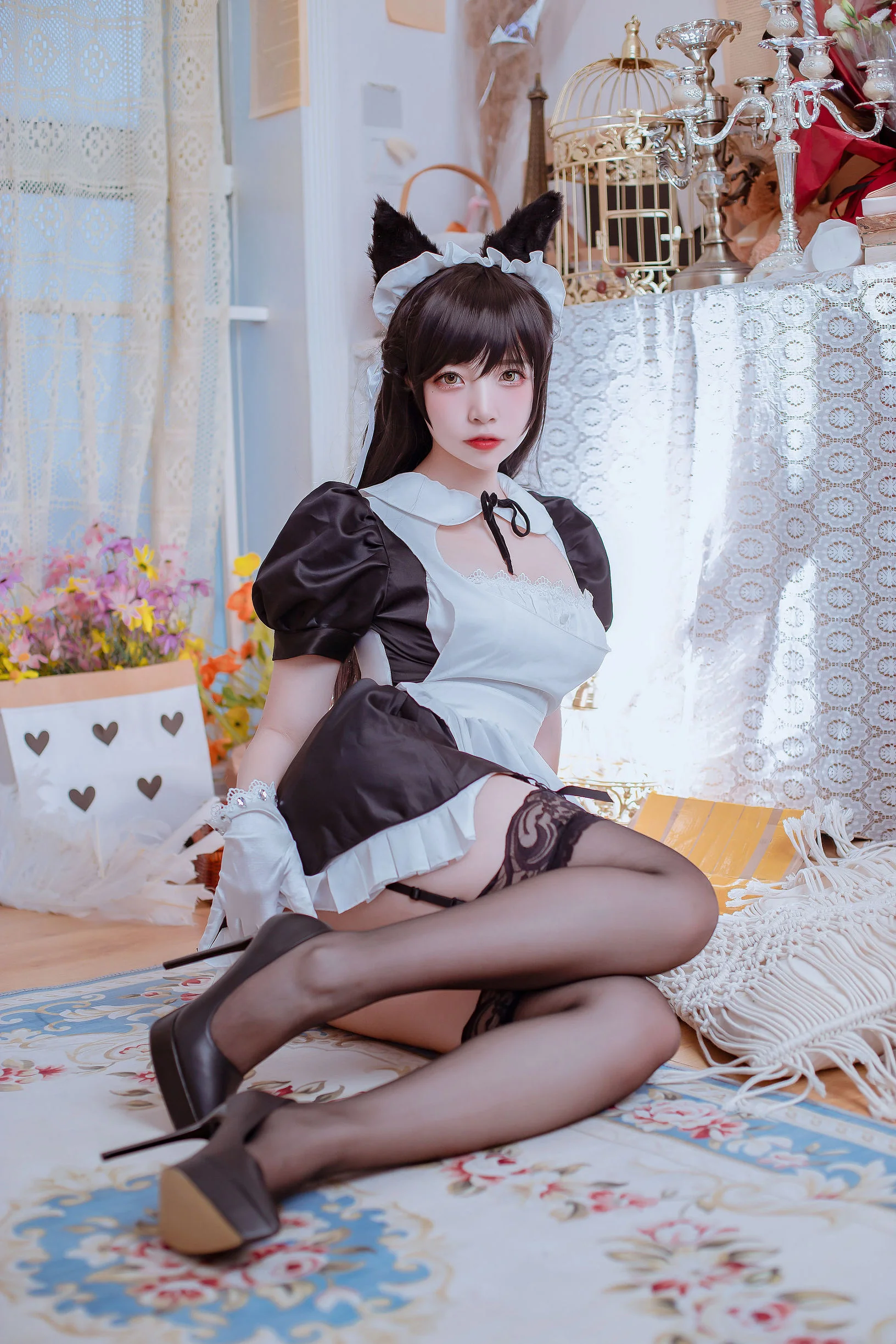 [Cosplay写真] 人气Coser二佐Nisa - 犬之眷之碧蓝爱宕 女仆  第12张-《94零社区》