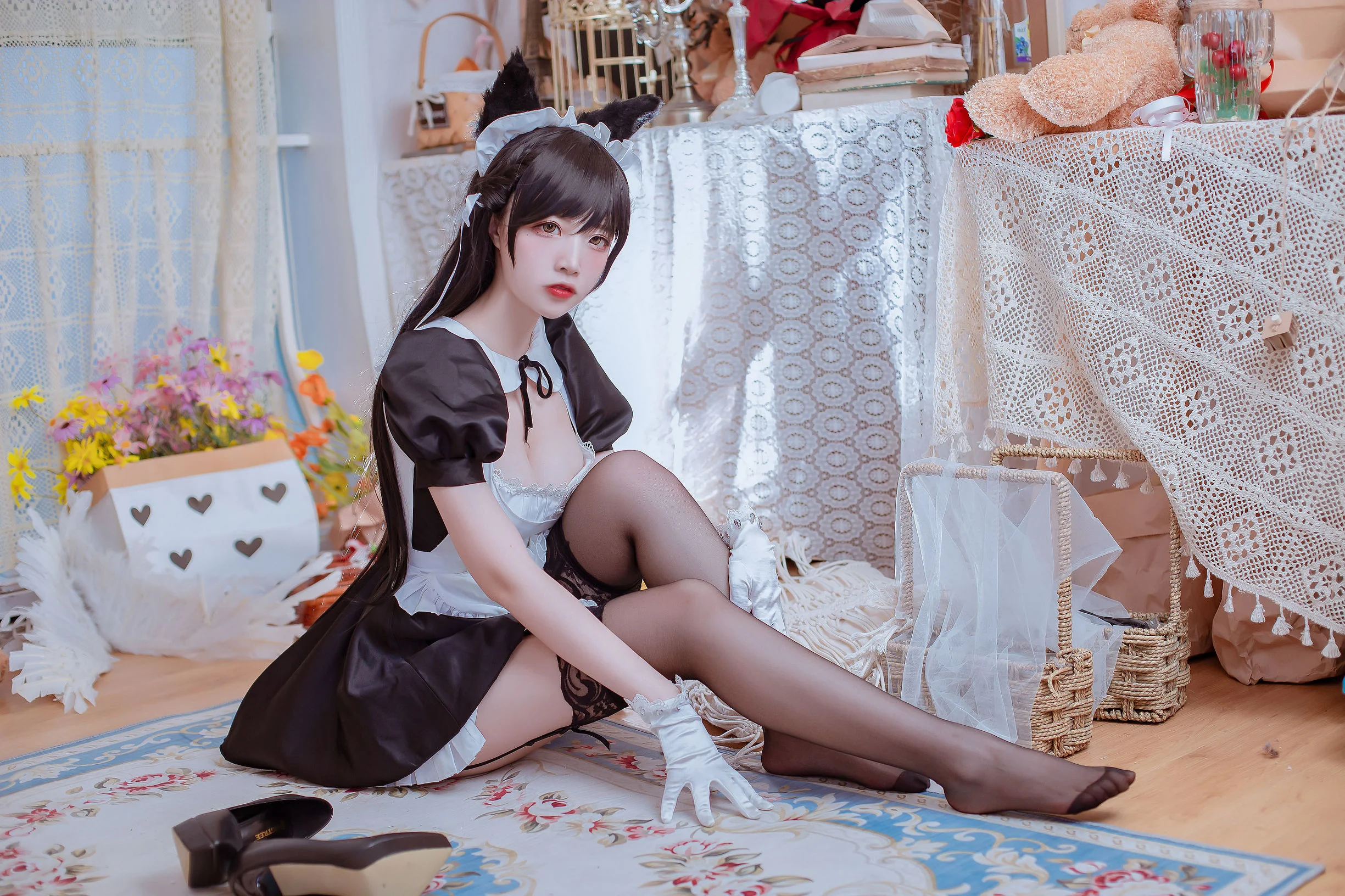 [Cosplay写真] 人气Coser二佐Nisa - 犬之眷之碧蓝爱宕 女仆  第13张-《94零社区》