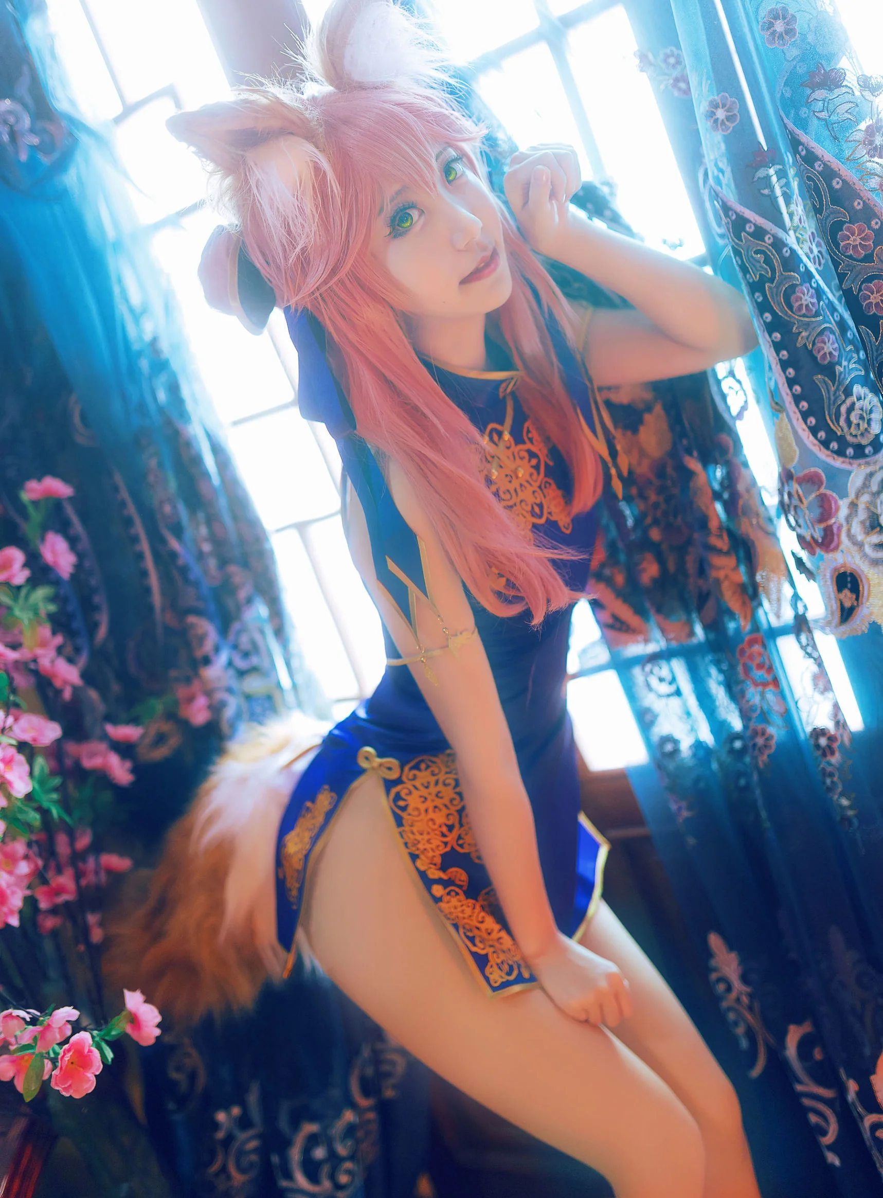 [Cosplay写真] 人气Coser黑川 - 玉藻前真爱  第32张-《94零社区》