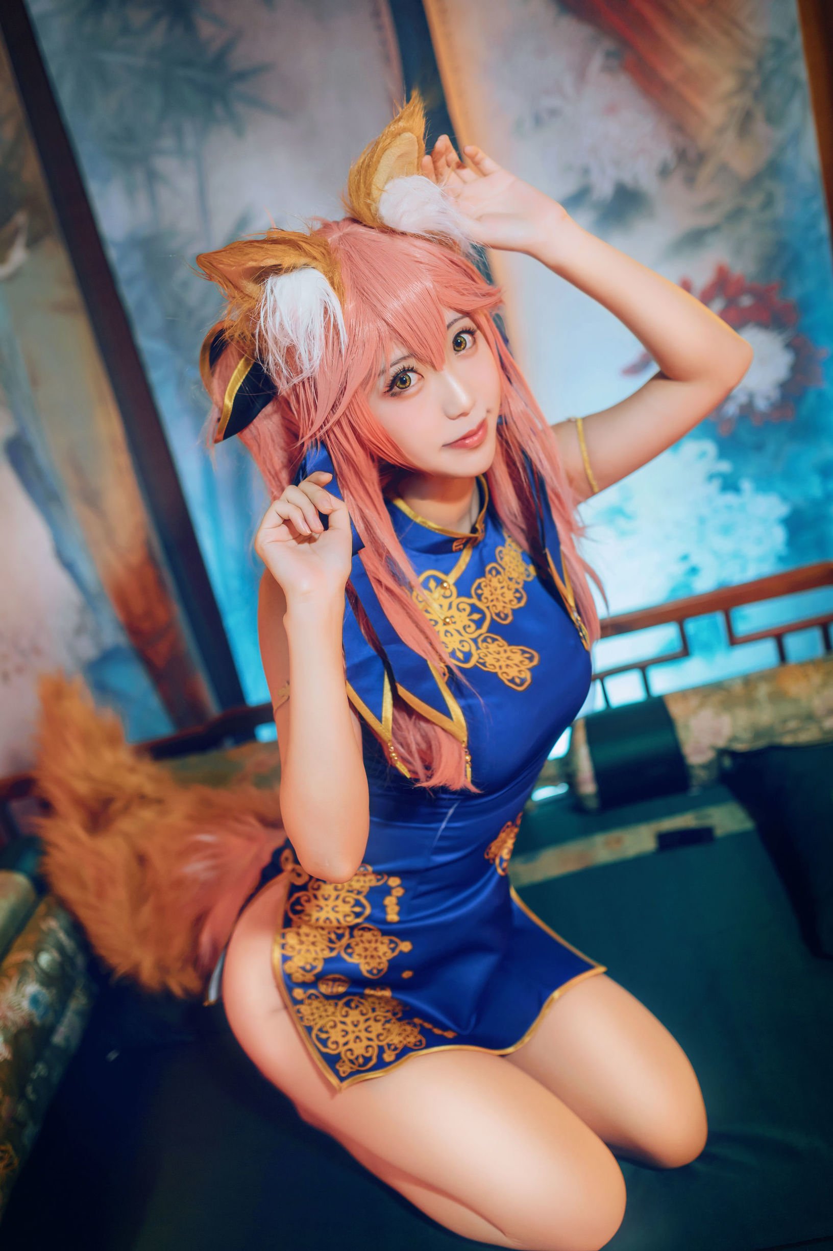 [Cosplay写真] 人气Coser黑川 - 玉藻前真爱  第33张-《94零社区》