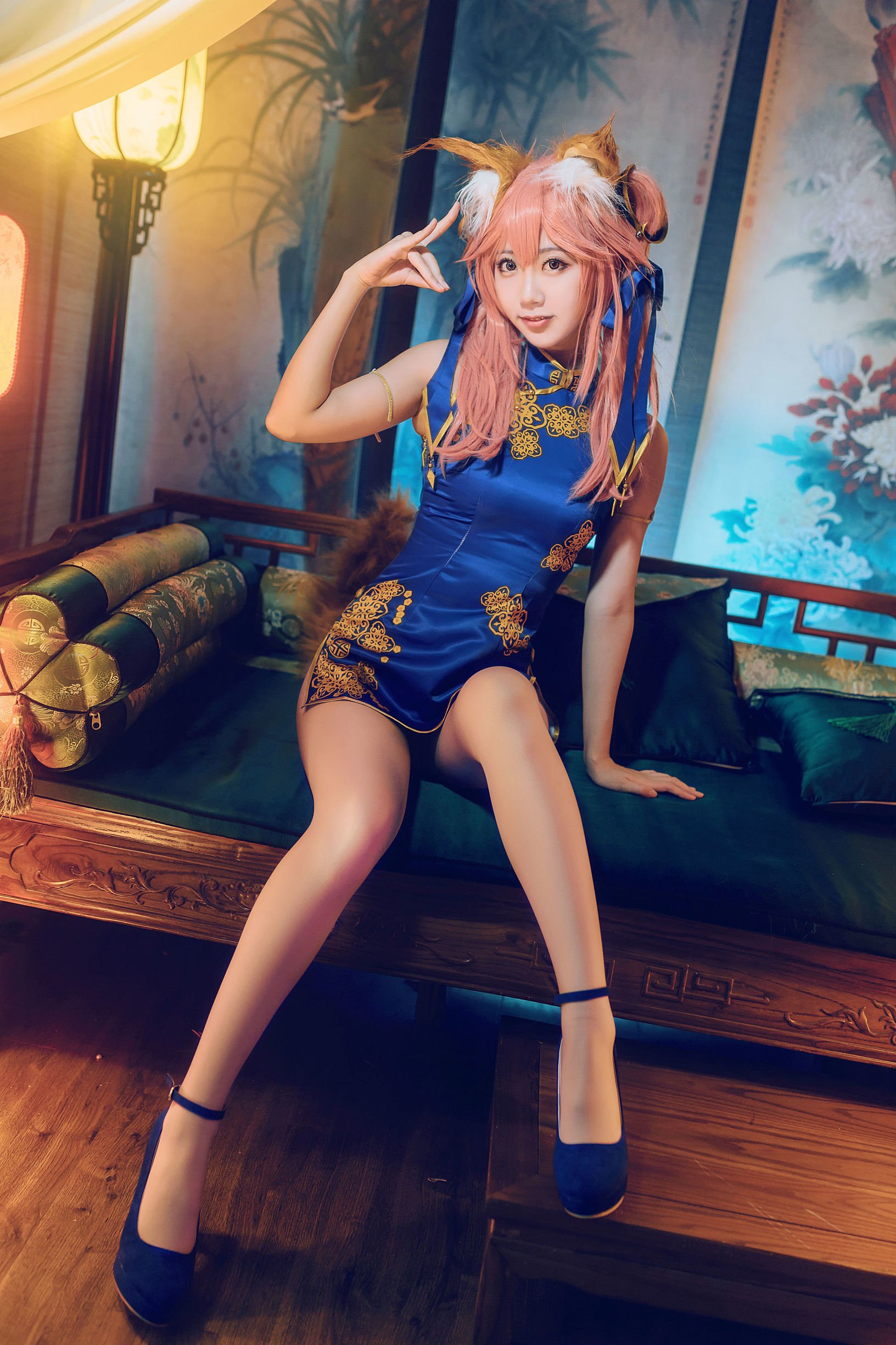[Cosplay写真] 人气Coser黑川 - 玉藻前真爱  第86张-《94零社区》