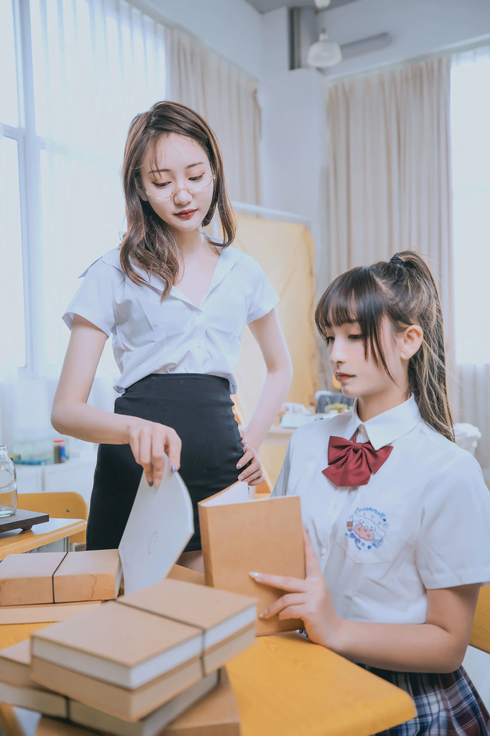 [COS福利] 萝莉神楽板真冬之数之歌-百合教室  第4张-《94零社区》