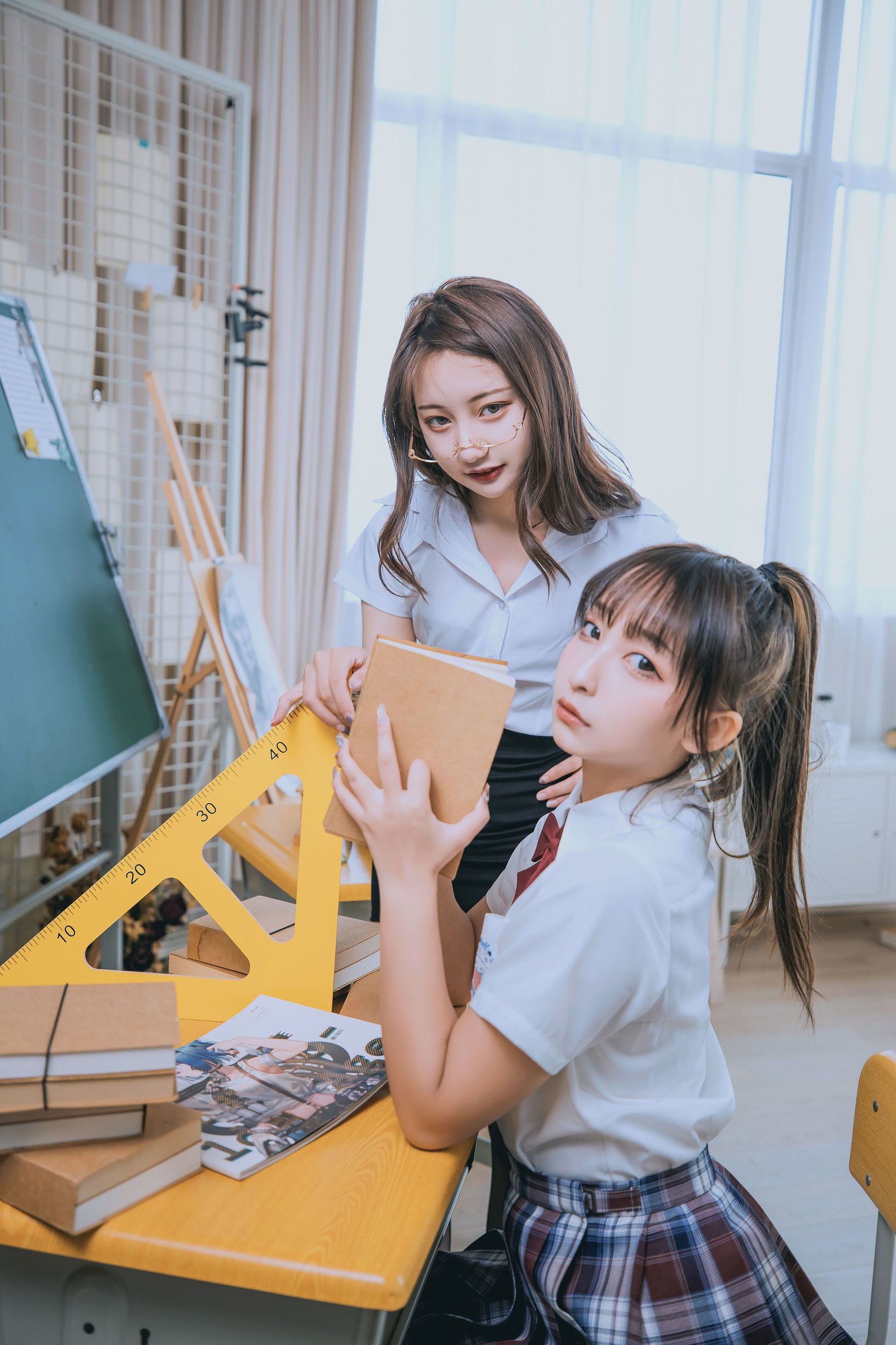 [COS福利] 萝莉神楽板真冬之数之歌-百合教室  第9张-《94零社区》