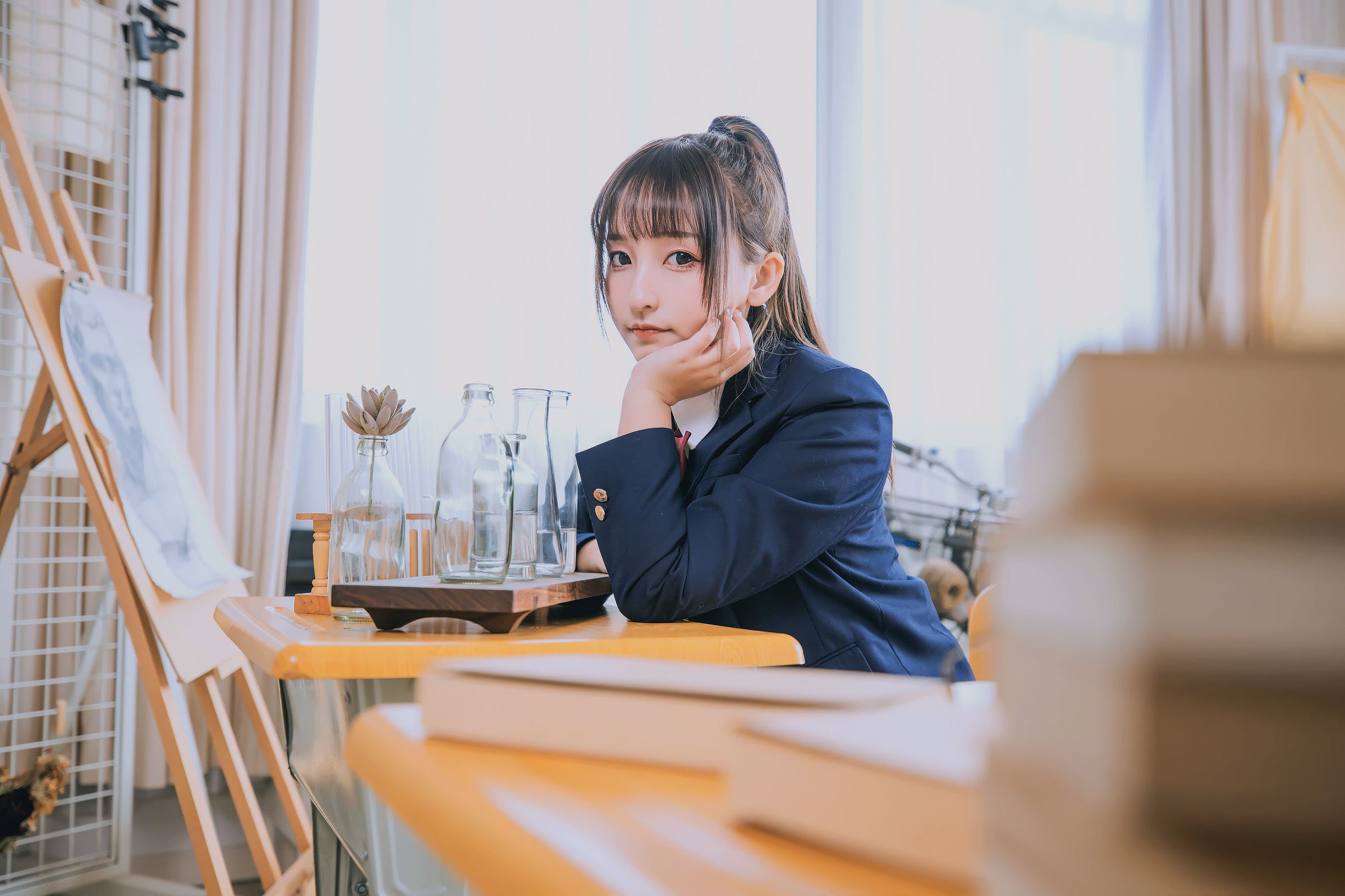[COS福利] 萝莉神楽板真冬之数之歌-百合教室  第10张-《94零社区》