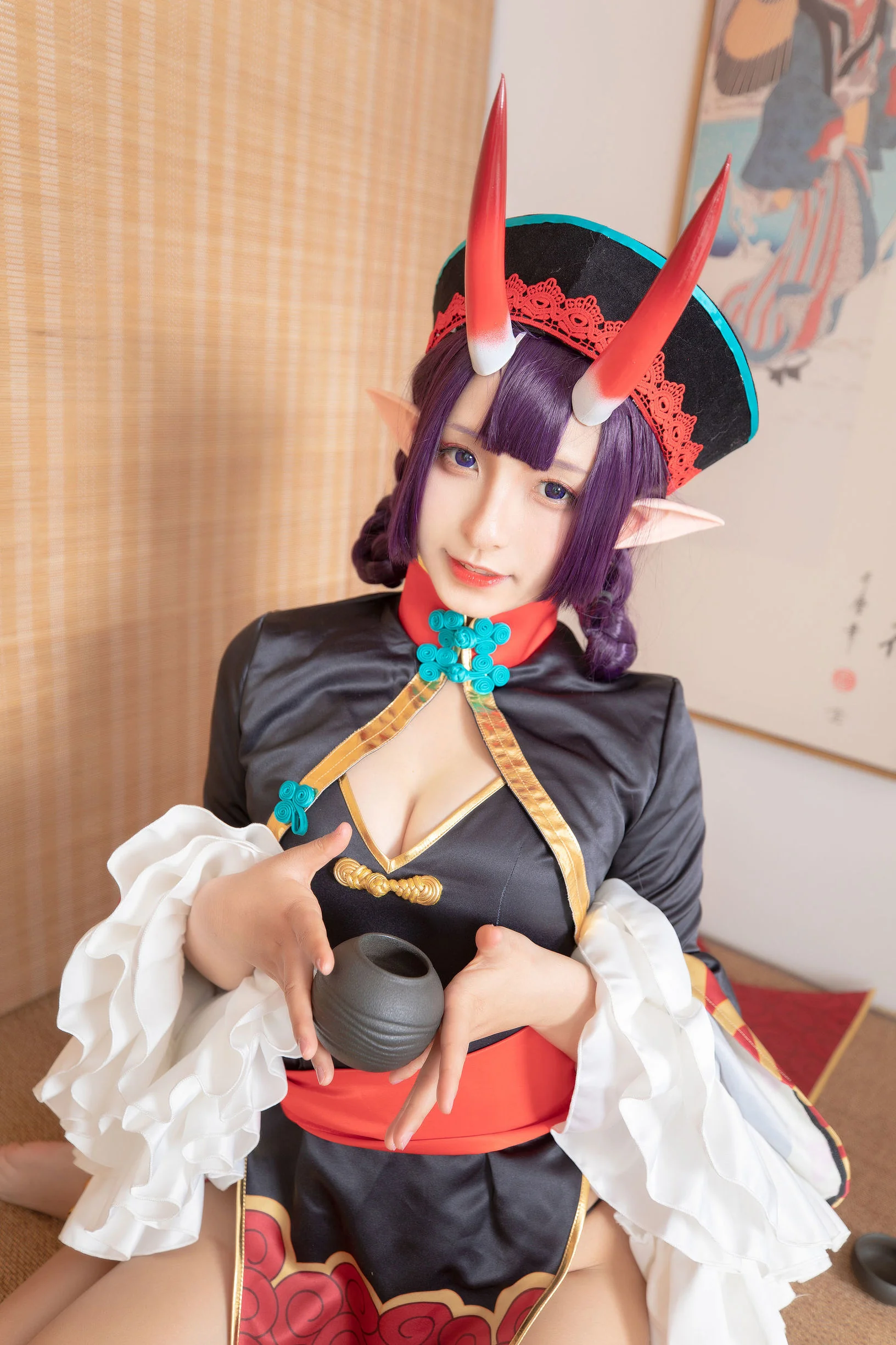 [COS福利] 萝莉神楽板真冬之果実の酒気-酒吞cos  第2张-《94零社区》
