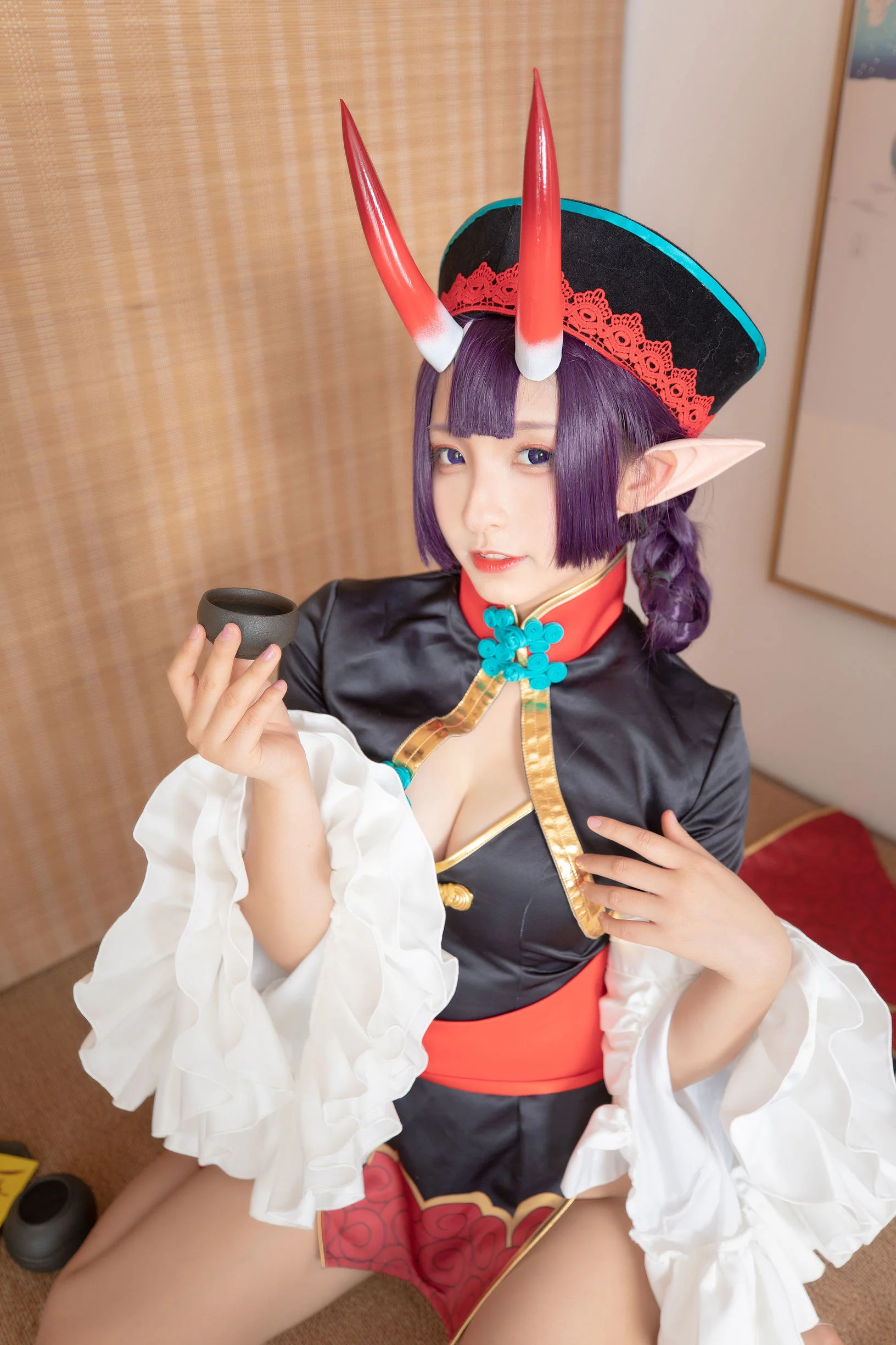 [COS福利] 萝莉神楽板真冬之果実の酒気-酒吞cos  第4张-《94零社区》