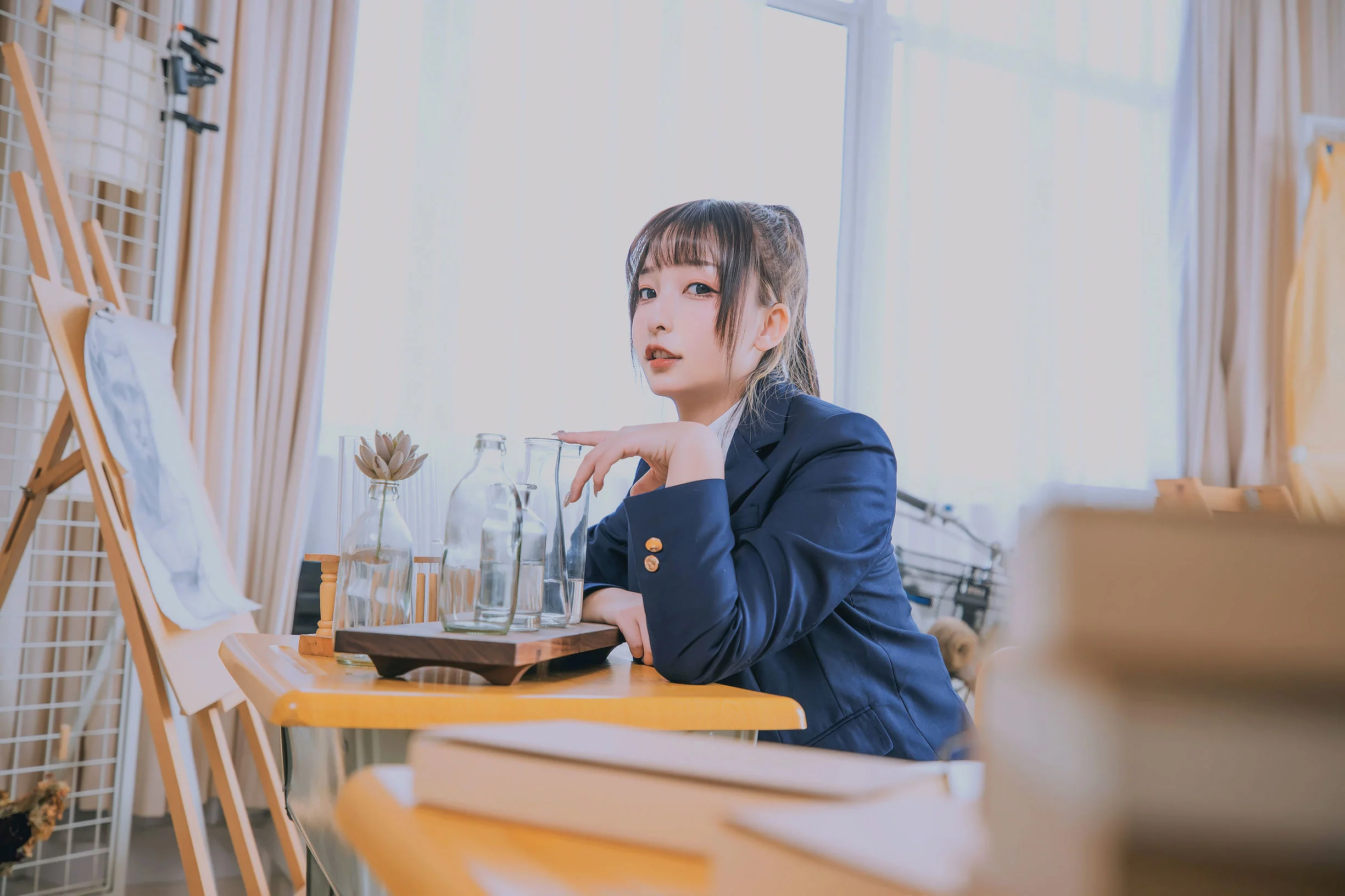 [COS福利] 萝莉神楽板真冬之数之歌-百合教室  第27张-《94零社区》