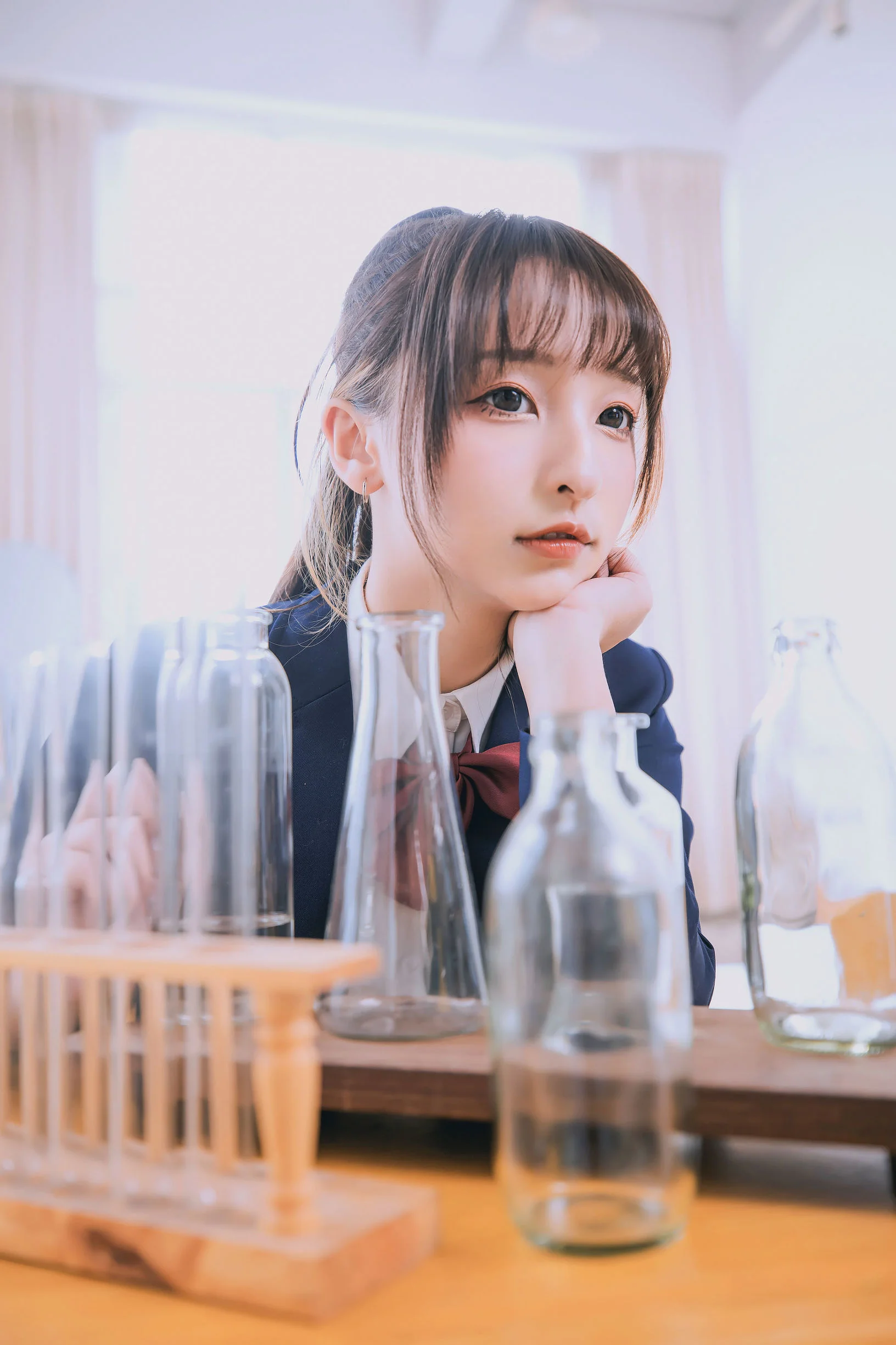 [COS福利] 萝莉神楽板真冬之数之歌-百合教室  第45张-《94零社区》