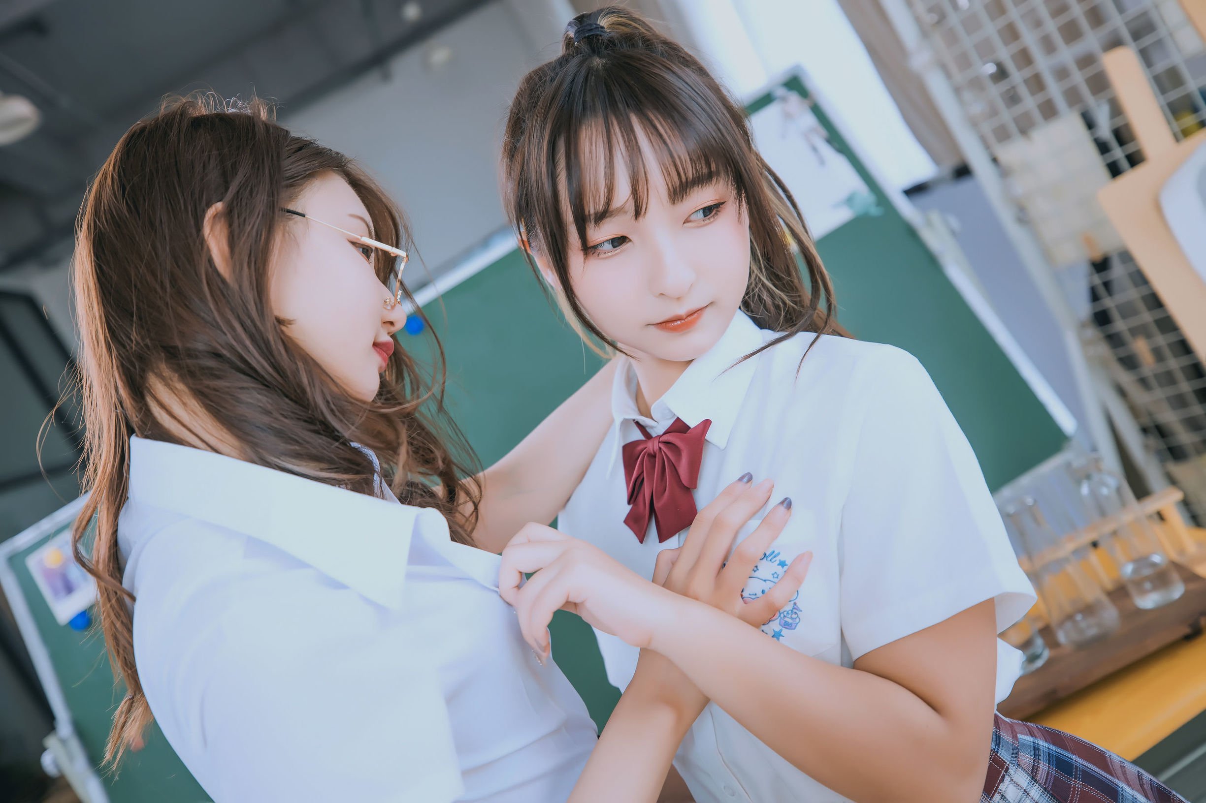 [COS福利] 萝莉神楽板真冬之数之歌-百合教室  第47张-《94零社区》