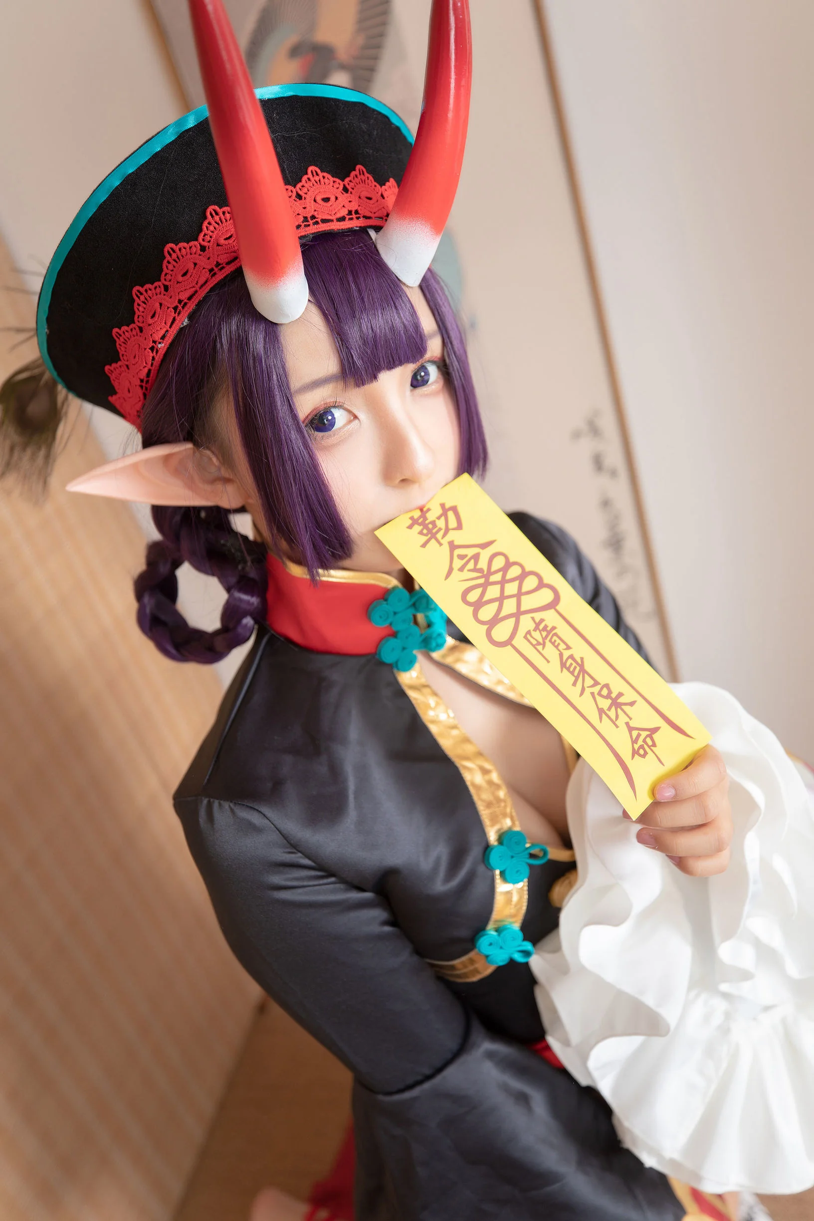 [COS福利] 萝莉神楽板真冬之果実の酒気-酒吞cos  第35张-《94零社区》
