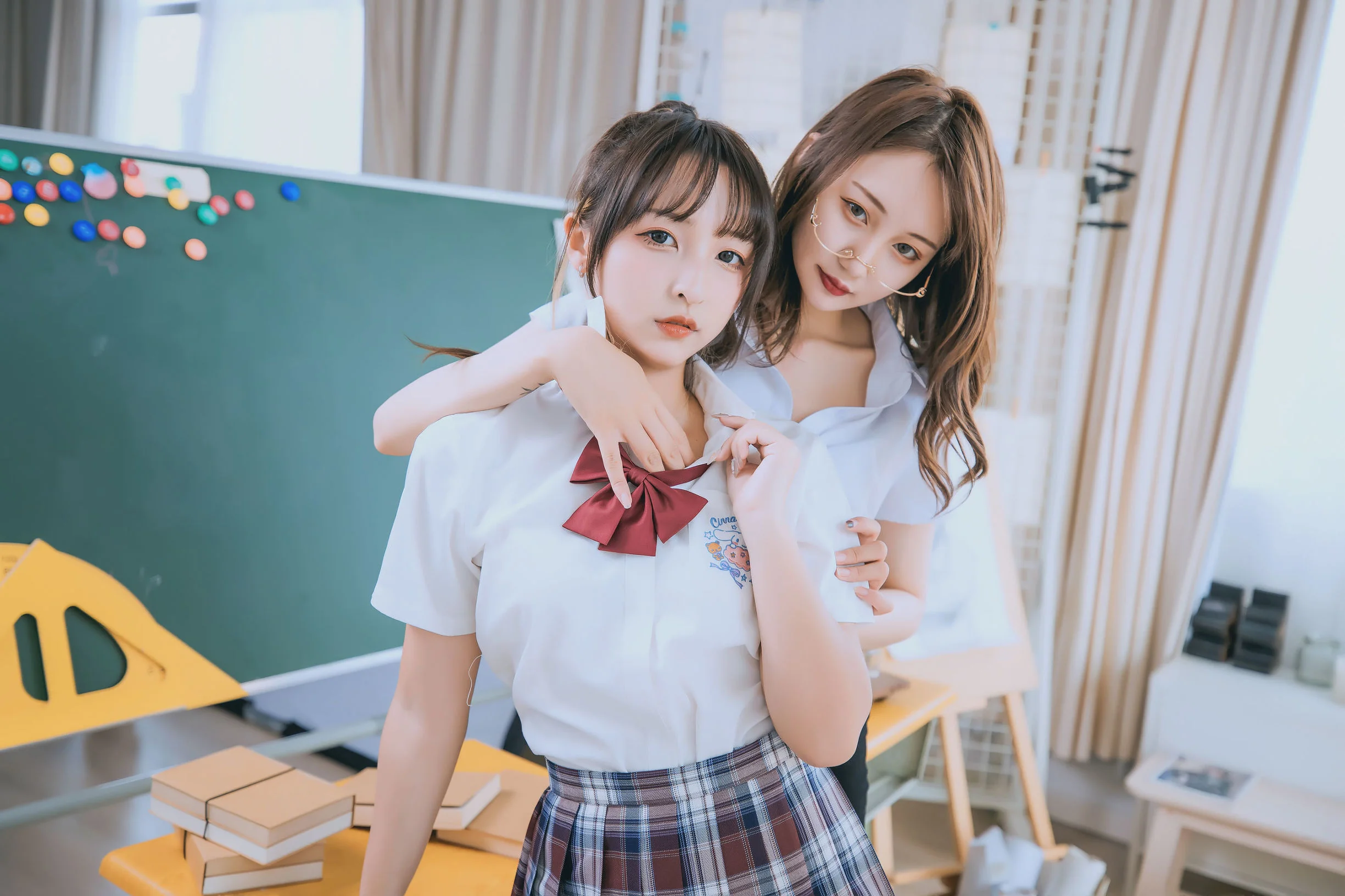 [COS福利] 萝莉神楽板真冬之数之歌-百合教室  第54张-《94零社区》