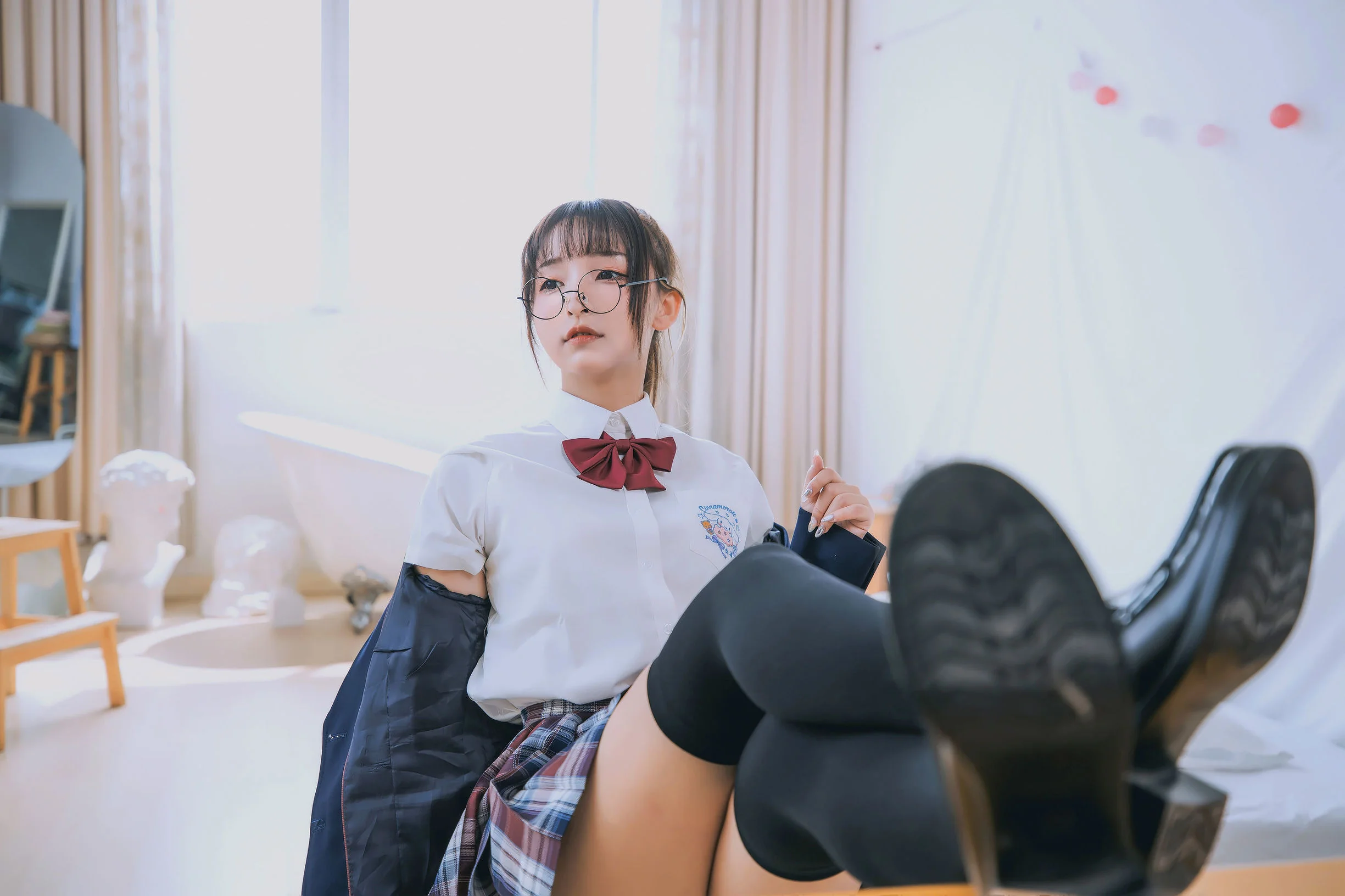 [COS福利] 萝莉神楽板真冬之数之歌-百合教室  第80张-《94零社区》