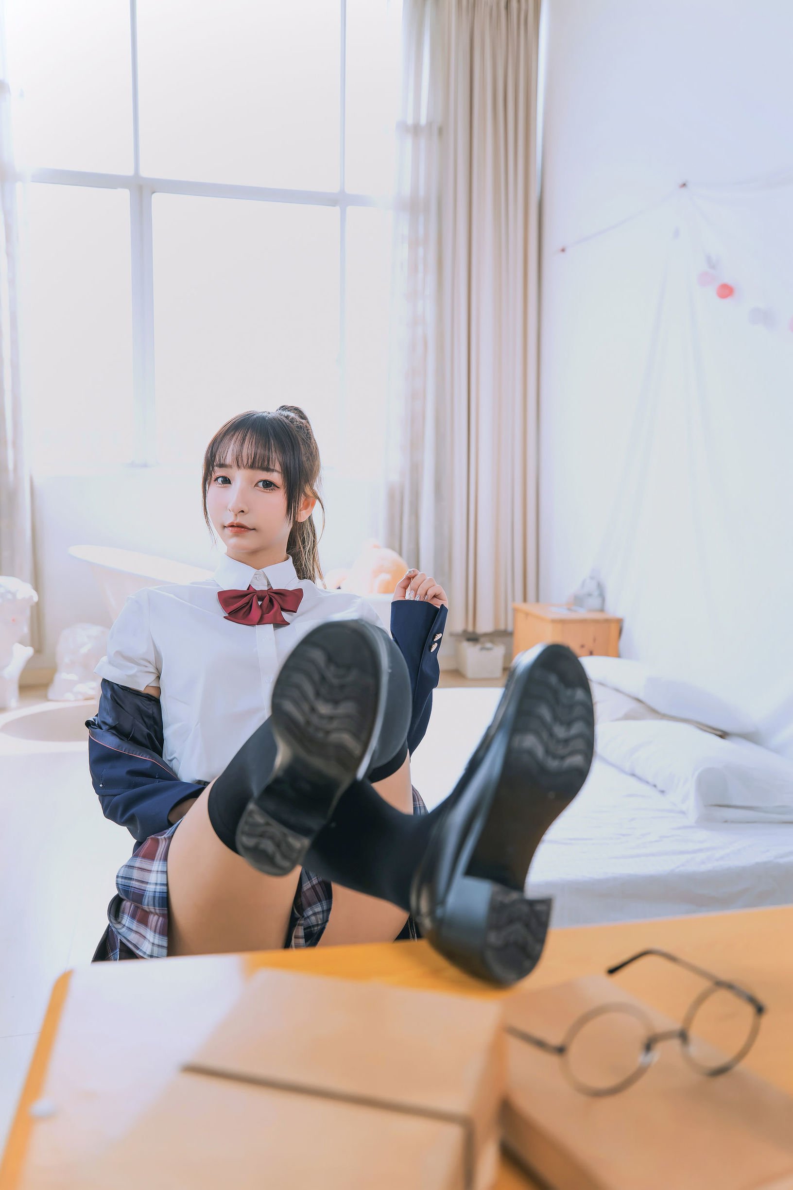 [COS福利] 萝莉神楽板真冬之数之歌-百合教室  第83张-《94零社区》
