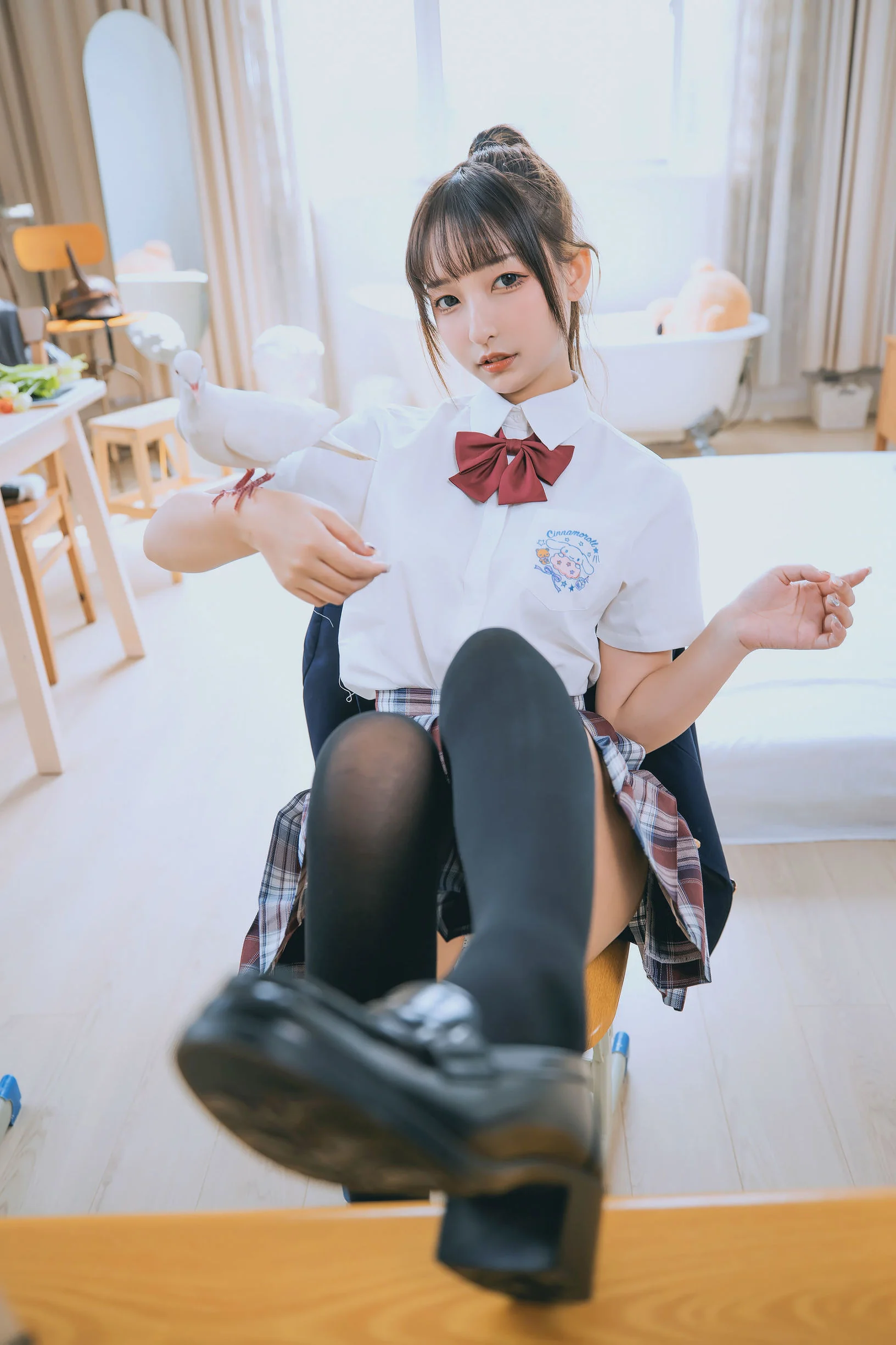 [COS福利] 萝莉神楽板真冬之数之歌-百合教室  第93张-《94零社区》