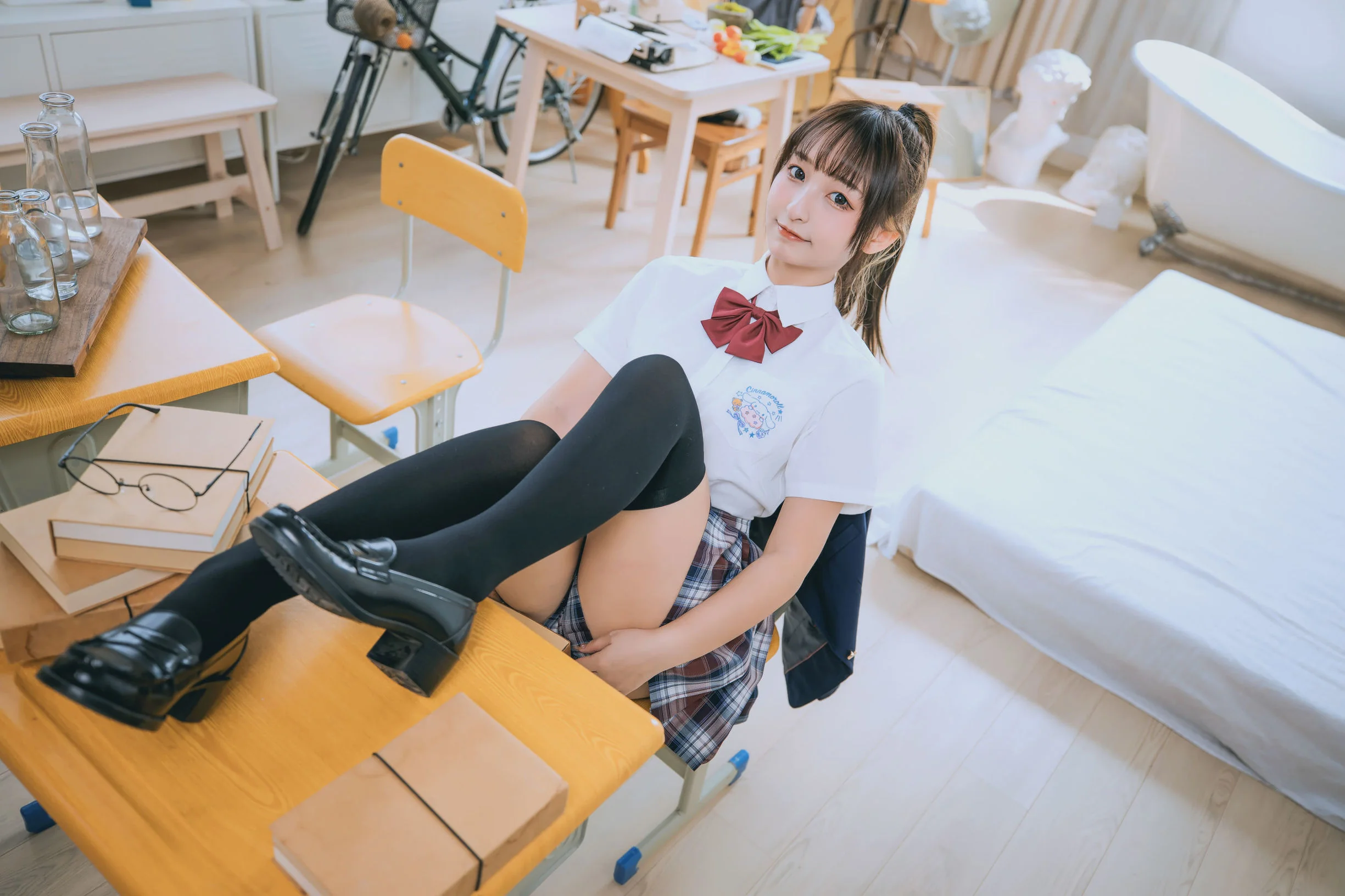[COS福利] 萝莉神楽板真冬之数之歌-百合教室  第95张-《94零社区》