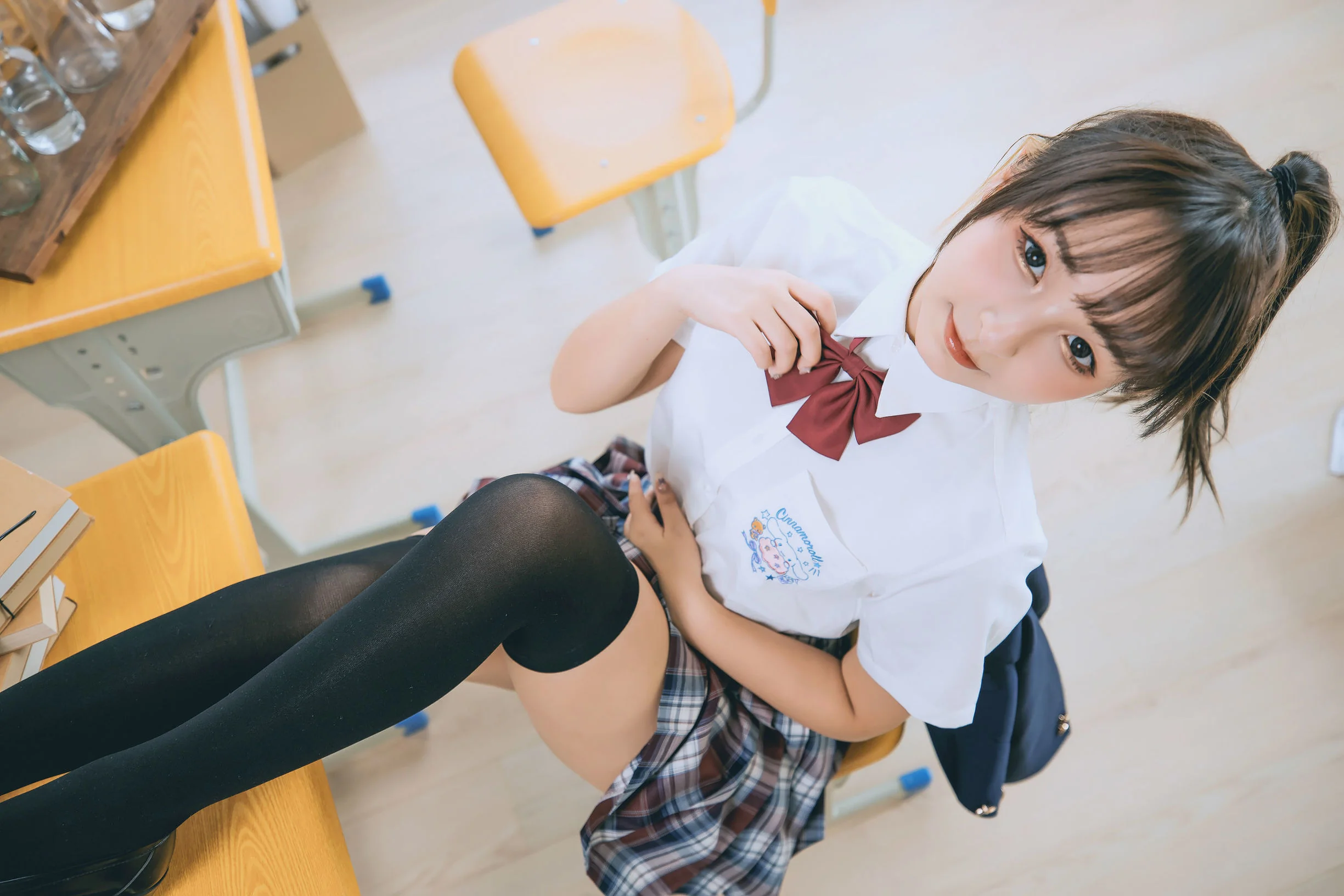 [COS福利] 萝莉神楽板真冬之数之歌-百合教室  第97张-《94零社区》