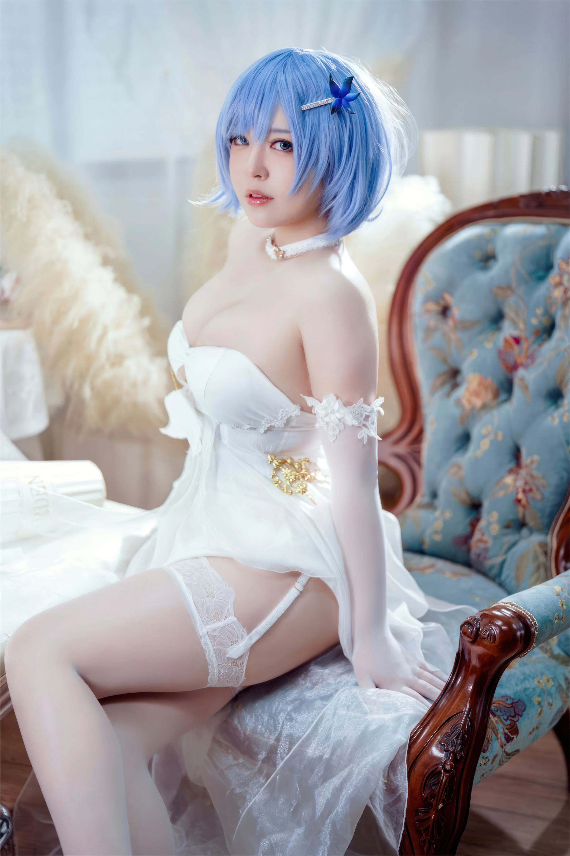 半半子 - 碧蓝航线 恰巴耶夫 白骑兵的旋律 礼服 64P  第15张-《94零社区》