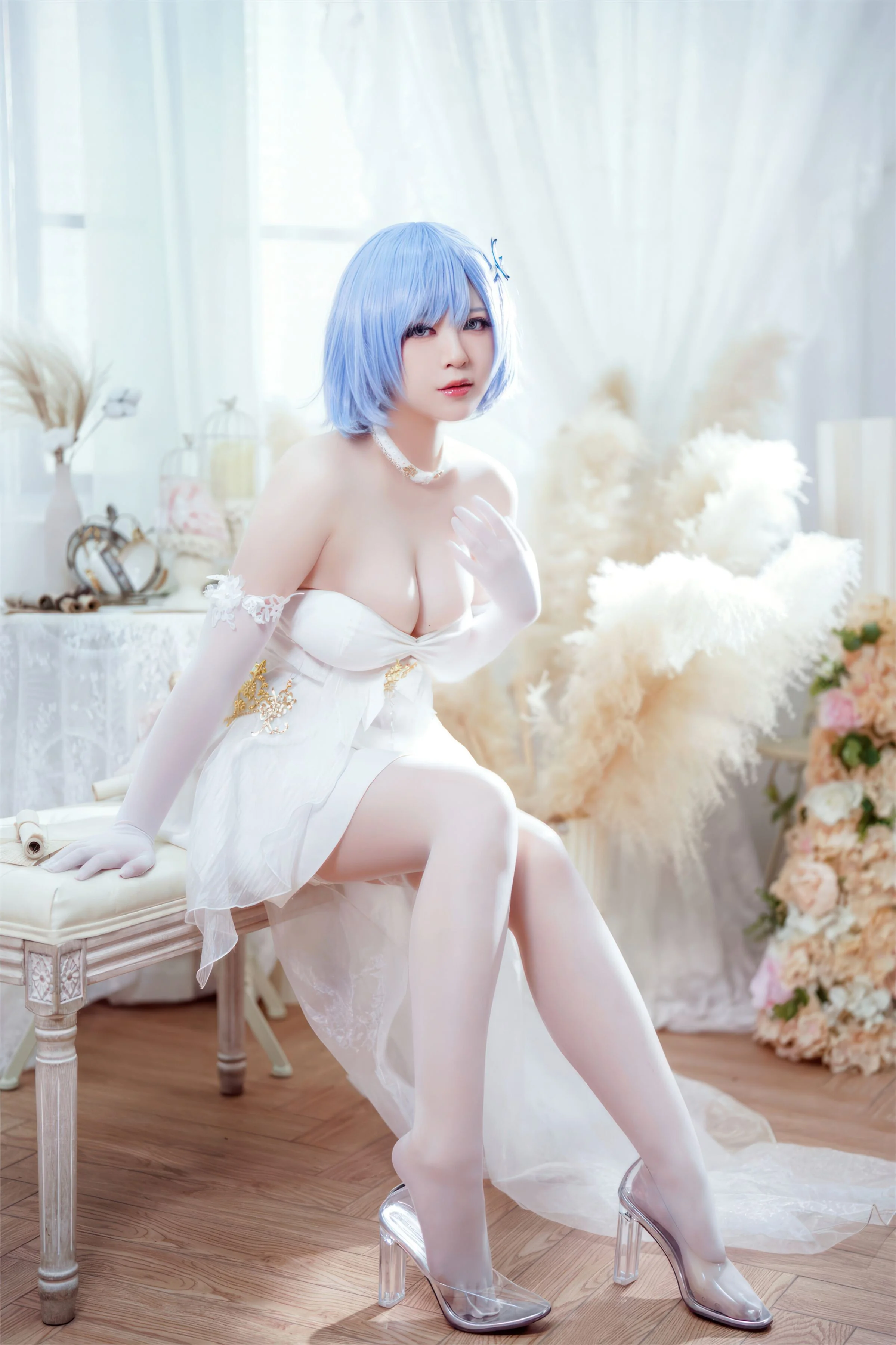 半半子 - 碧蓝航线 恰巴耶夫 白骑兵的旋律 礼服 64P  第27张-《94零社区》