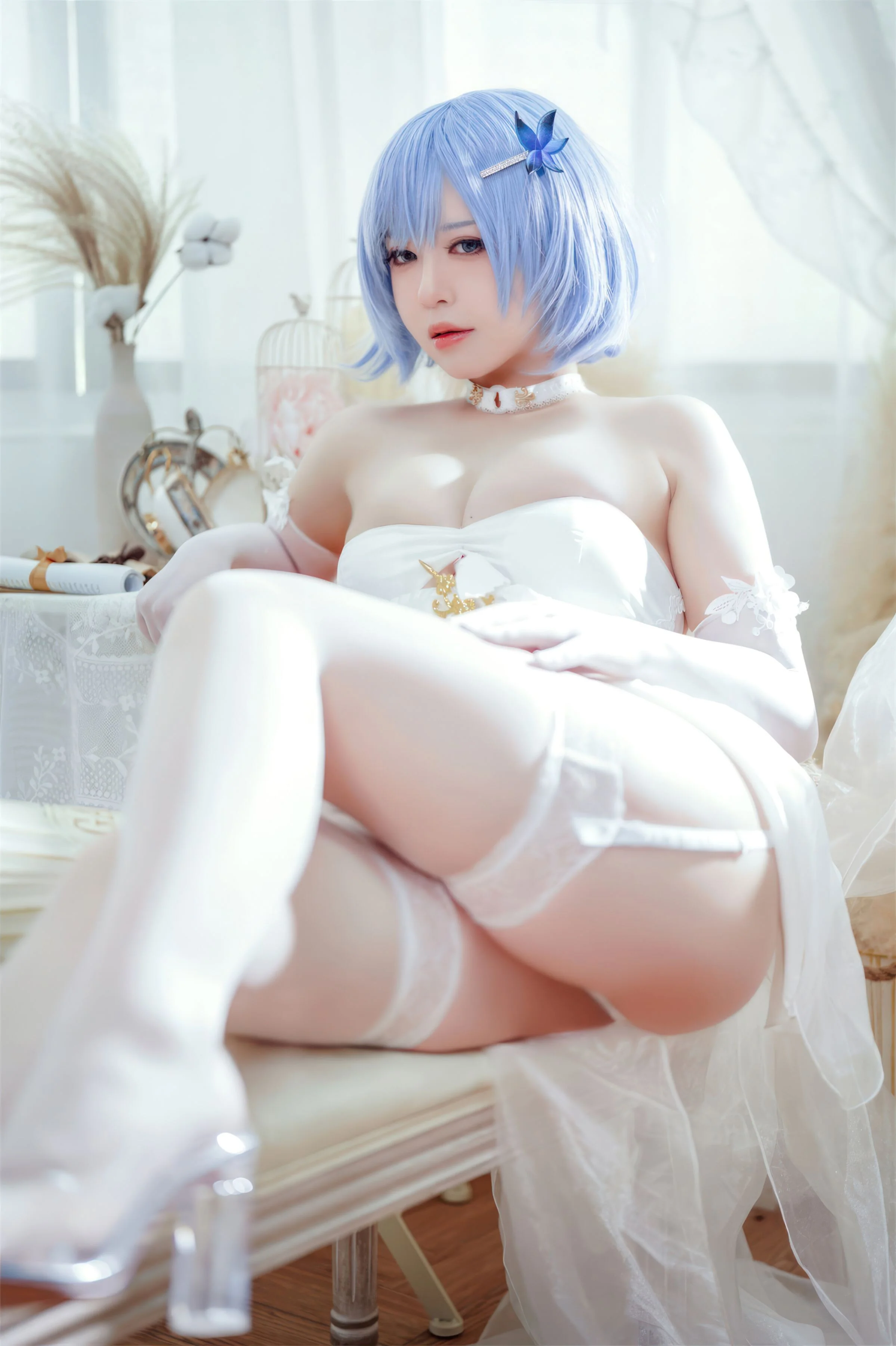 半半子 - 碧蓝航线 恰巴耶夫 白骑兵的旋律 礼服 64P  第34张-《94零社区》