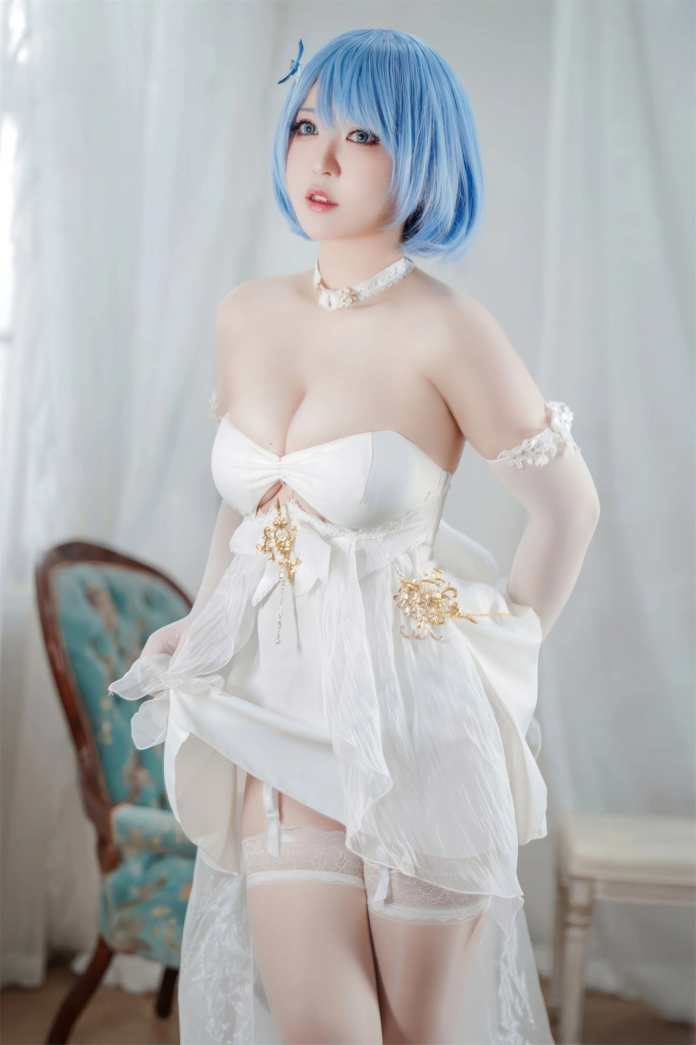 半半子 - 碧蓝航线 恰巴耶夫 白骑兵的旋律 礼服 64P  第52张-《94零社区》