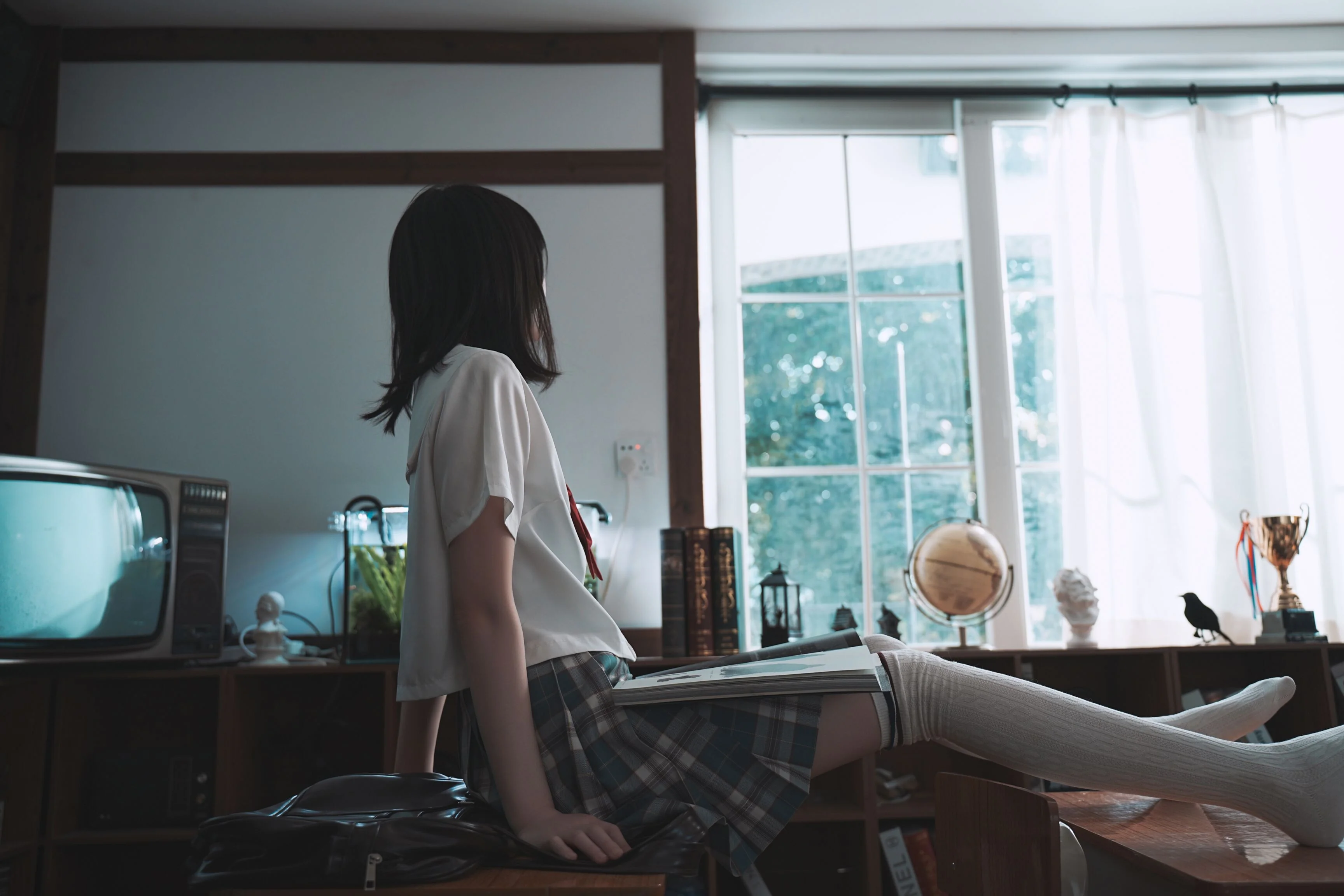 桜桃喵 - 教室死库水  第1张-《94零社区》