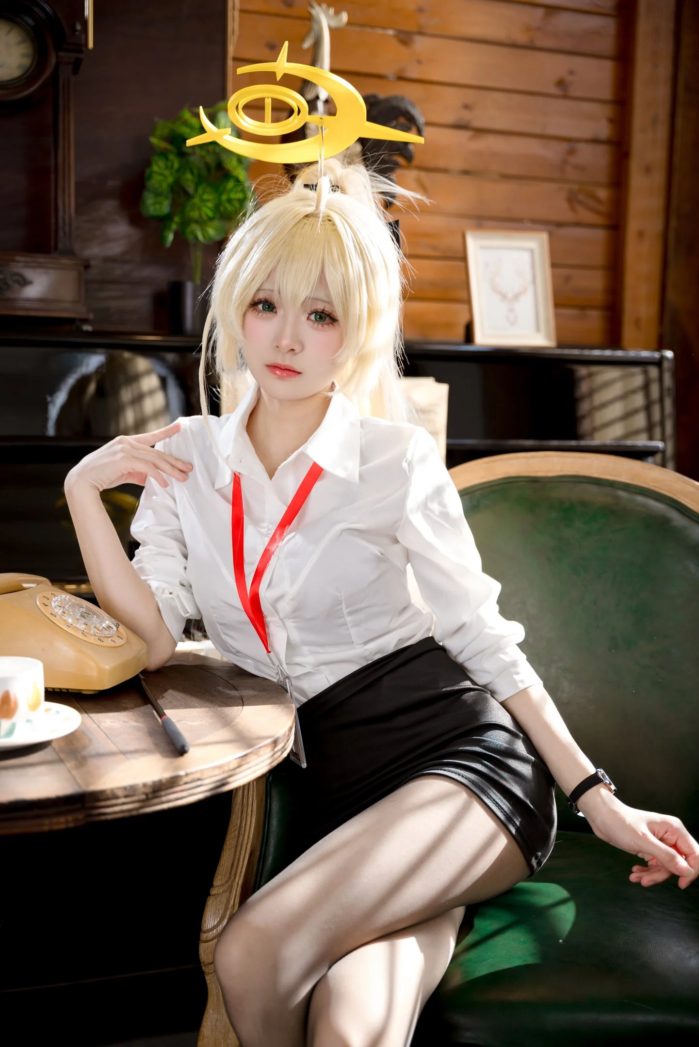 九柒喵 - 蔚蓝档案 笑面教授 OL制服  第6张-《94零社区》