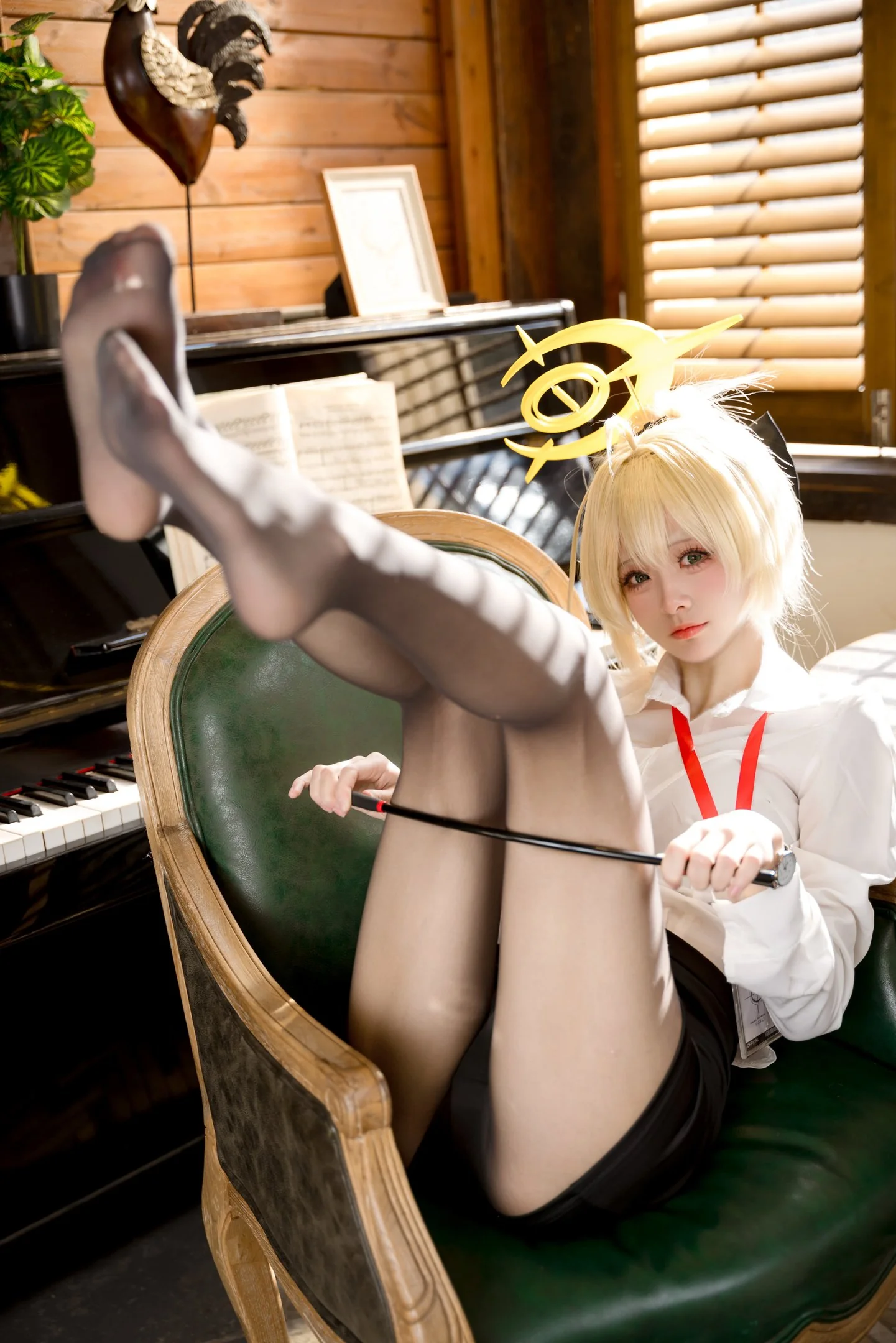 九柒喵 - 蔚蓝档案 笑面教授 OL制服  第40张-《94零社区》