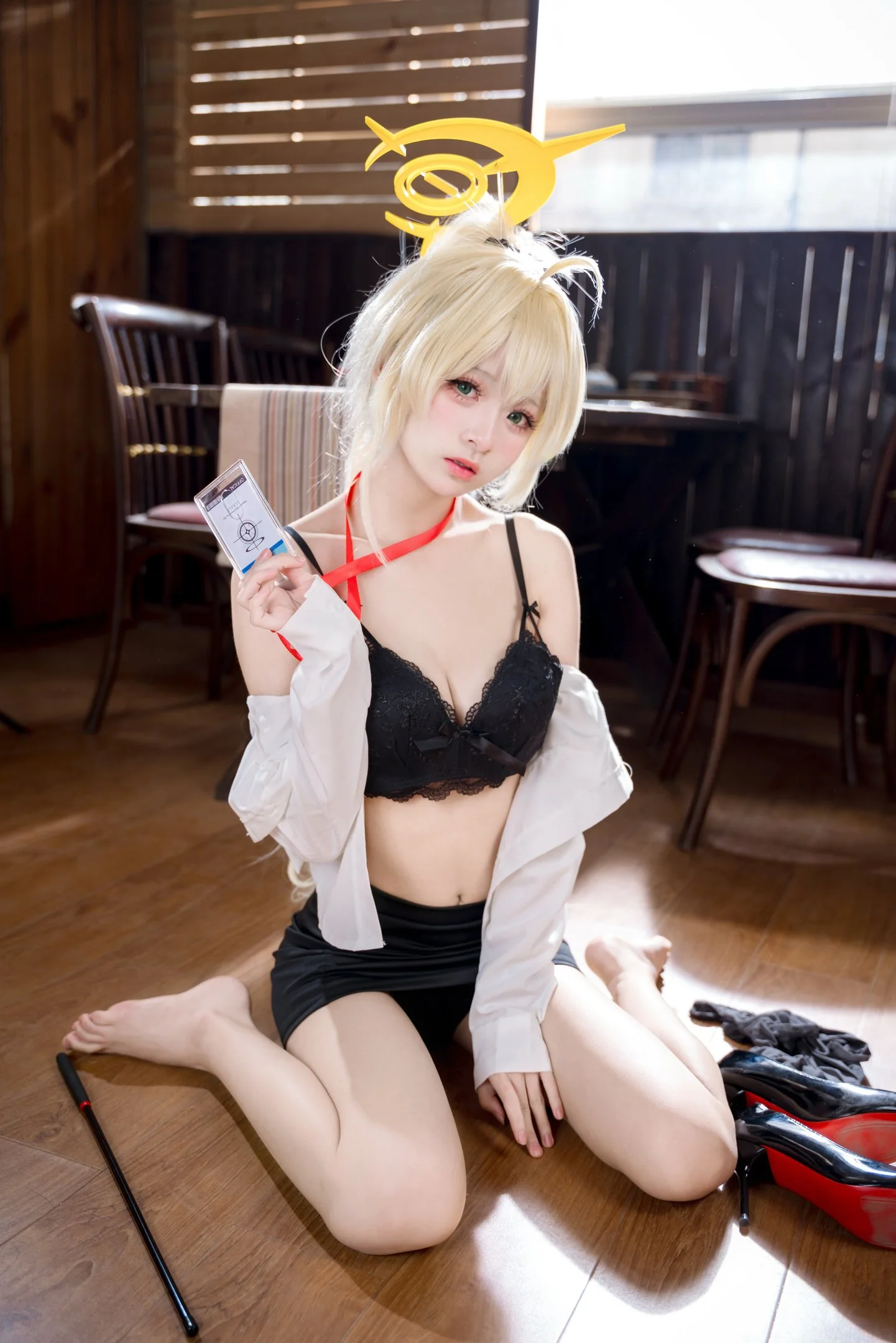 九柒喵 - 蔚蓝档案 笑面教授 OL制服  第46张-《94零社区》