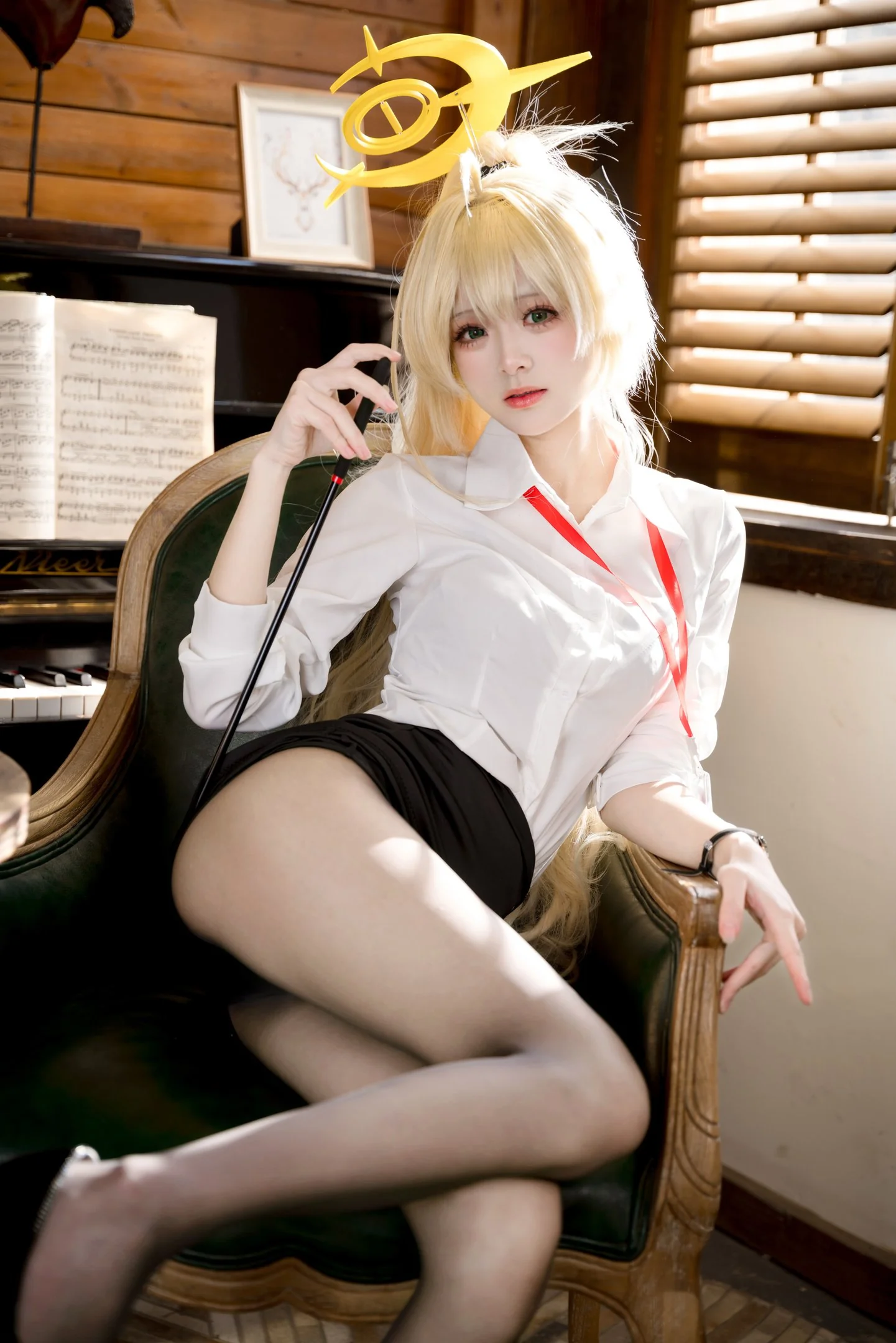 九柒喵 - 蔚蓝档案 笑面教授 OL制服  第51张-《94零社区》