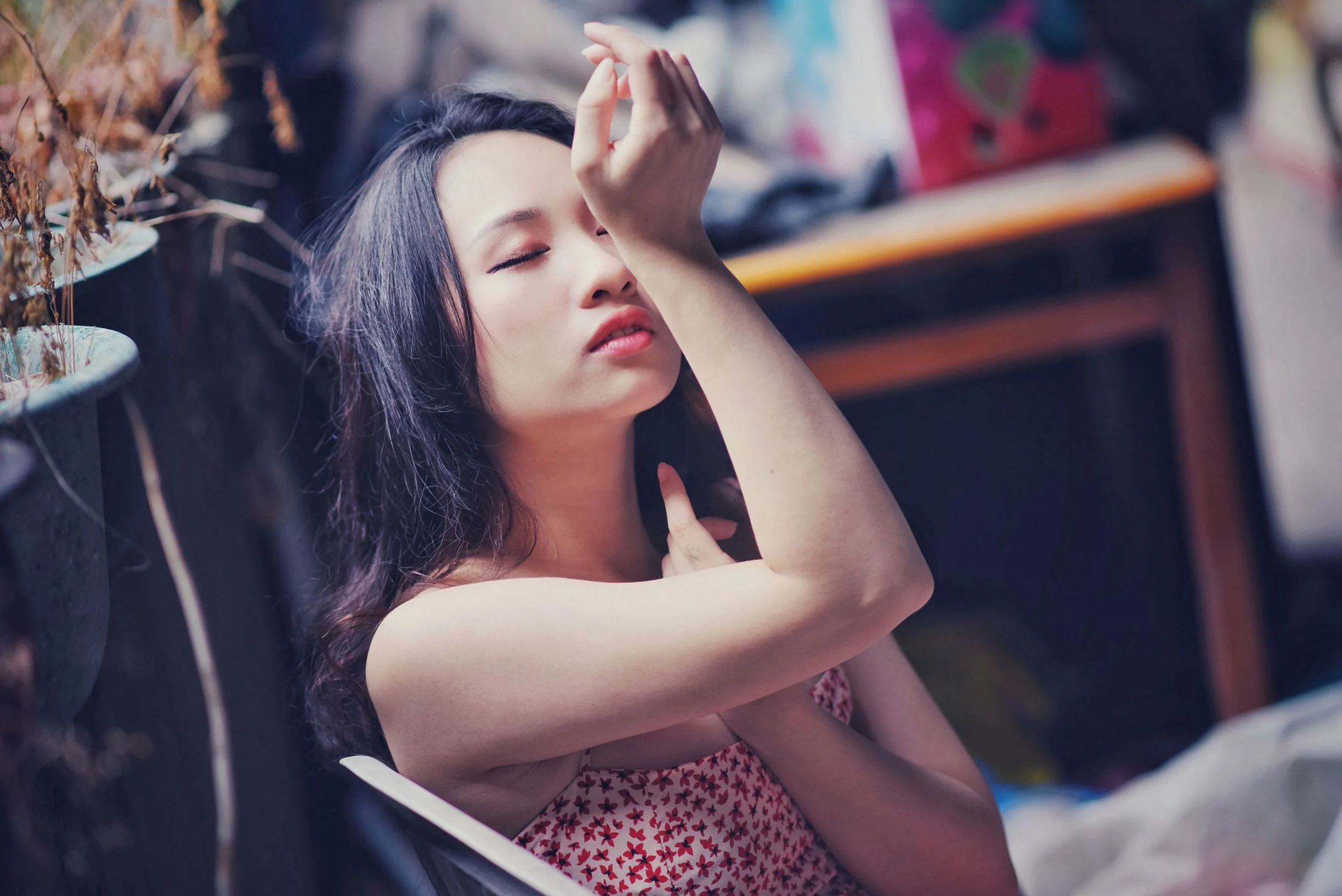 [台湾美女]制服の女生 No.006 岑晴晴 慵懒的性感  第2张-《94零社区》