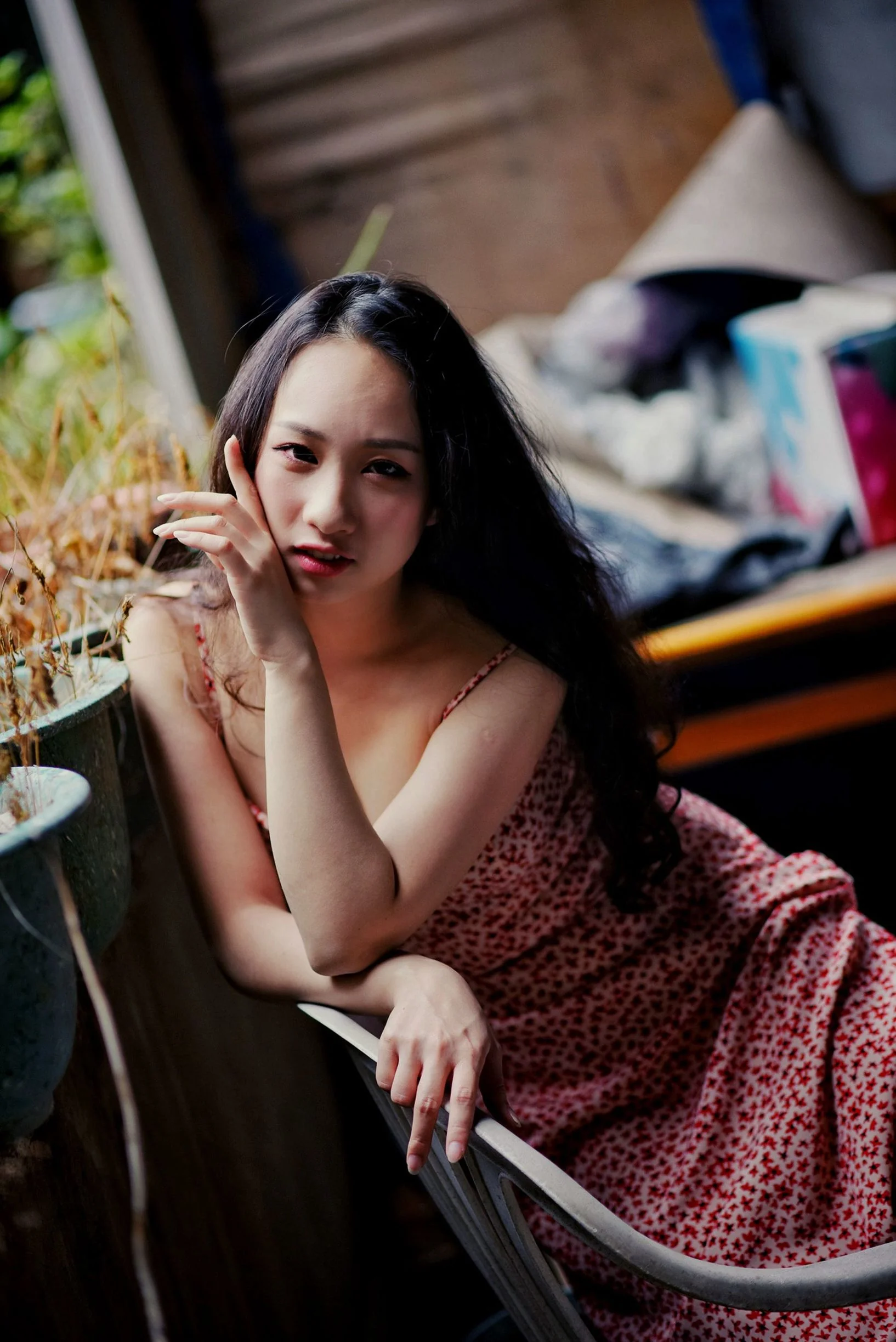 [台湾美女]制服の女生 No.006 岑晴晴 慵懒的性感  第8张-《94零社区》