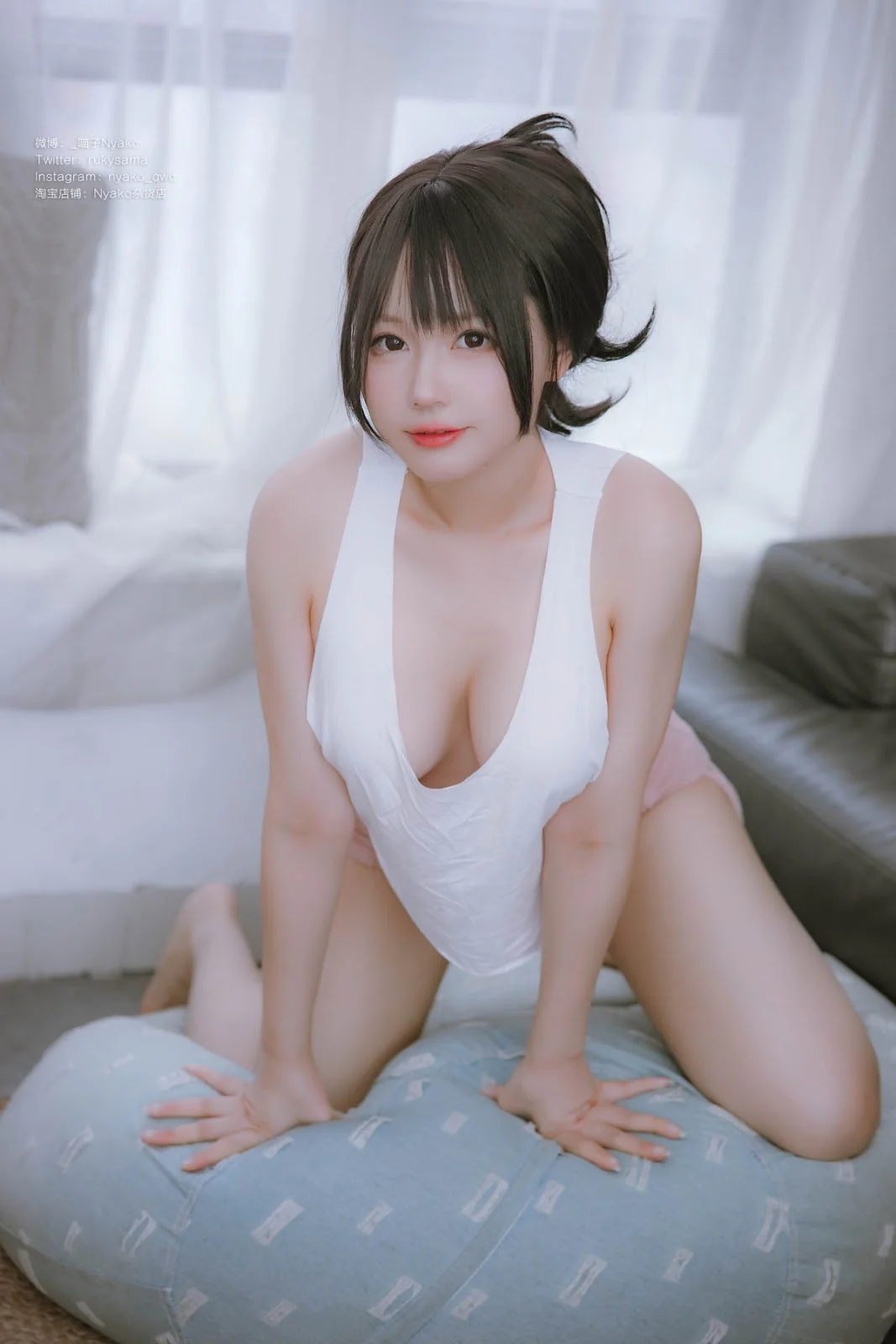 Nyako喵子 隣のやばいお姉さん 背心  第10张-《94零社区》